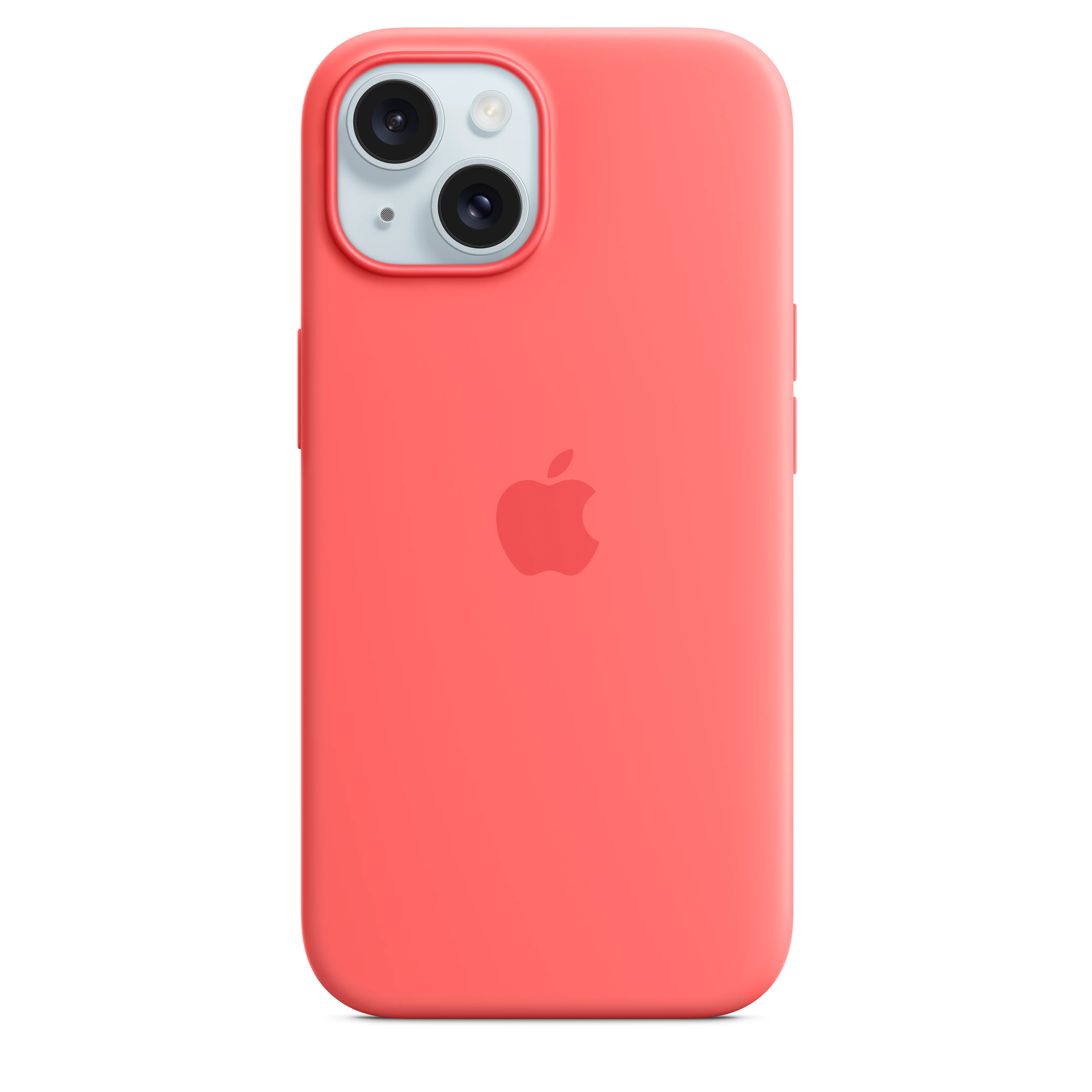 Funda de silicona con MagSafe para el iPhone 15 - Guayaba