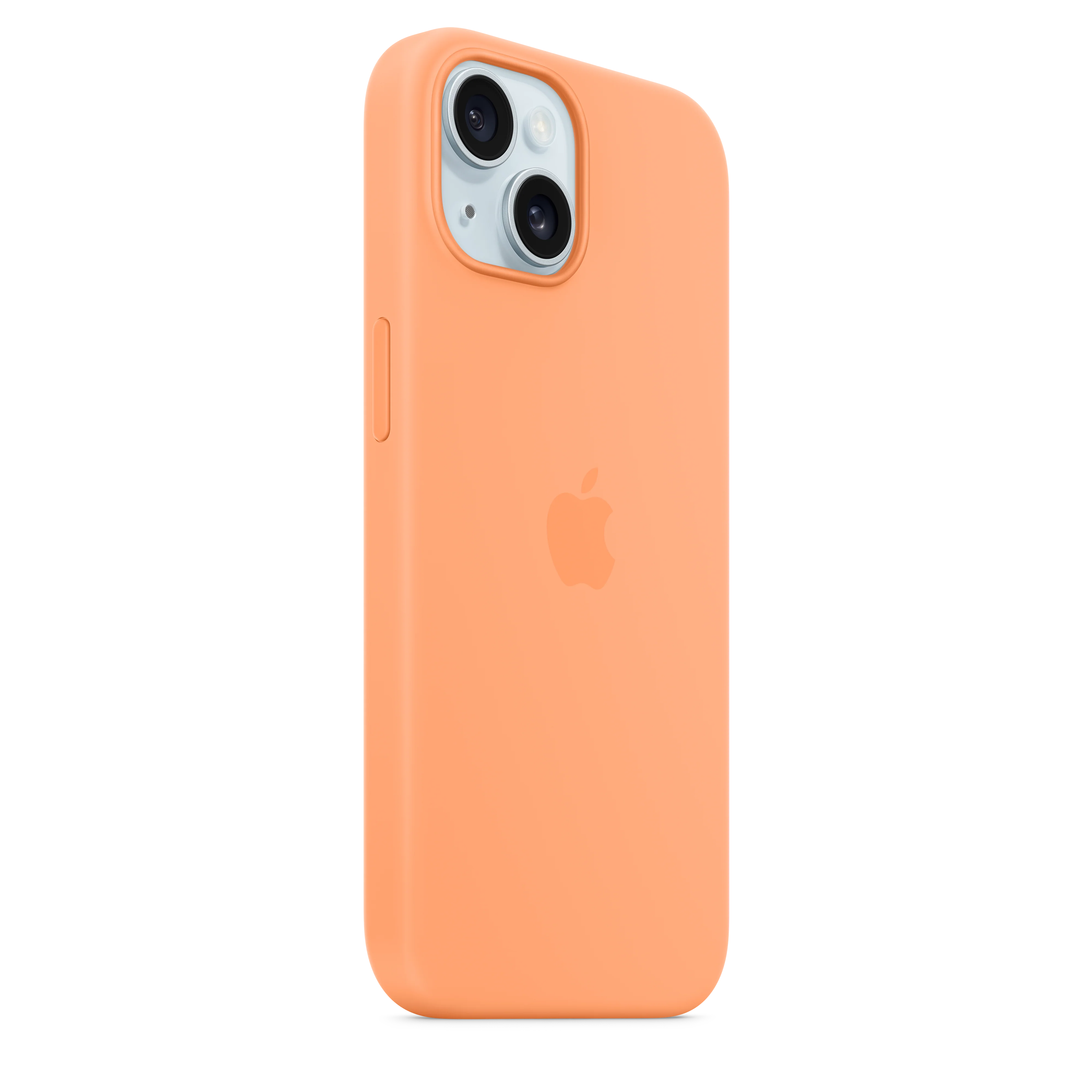 Funda de silicona con MagSafe para el iPhone 15 - Naranja sorbete - Image 6