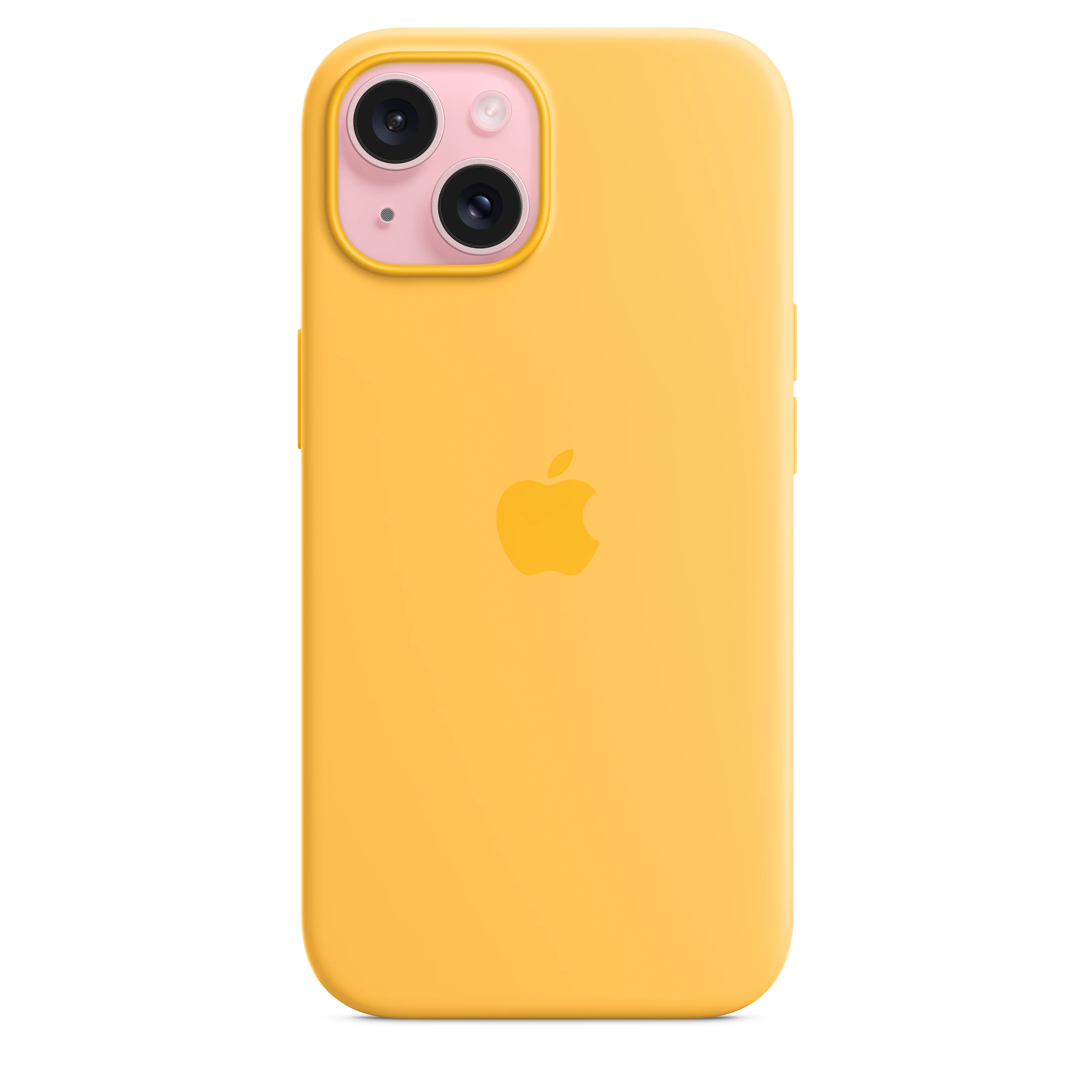 Funda de silicona con MagSafe para el iPhone 15 - Amarillo solar - Image 2