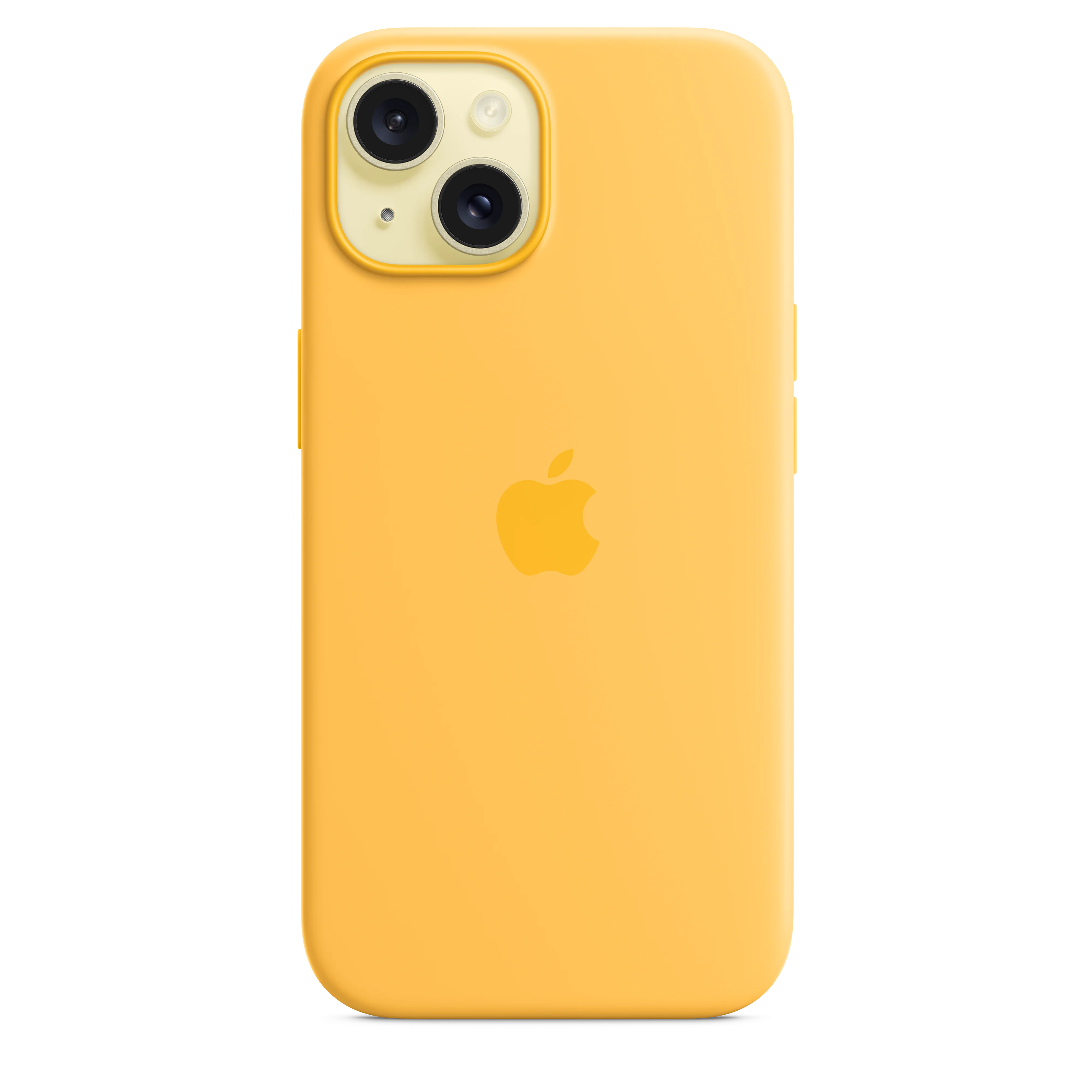 Funda de silicona con MagSafe para el iPhone 15 - Amarillo solar - Image 3