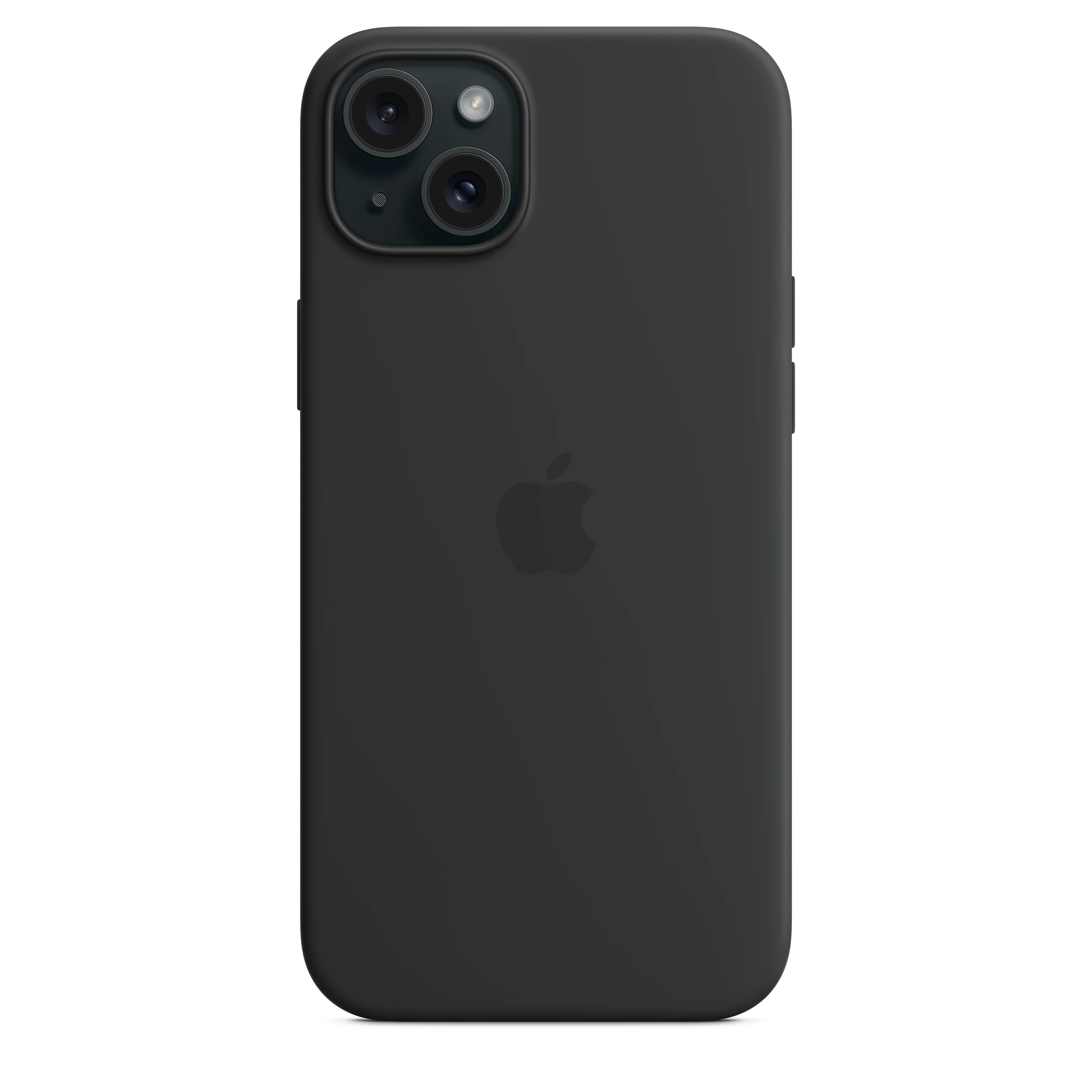 Funda de silicona con MagSafe para el iPhone 15 Plus - Negro - Image 5