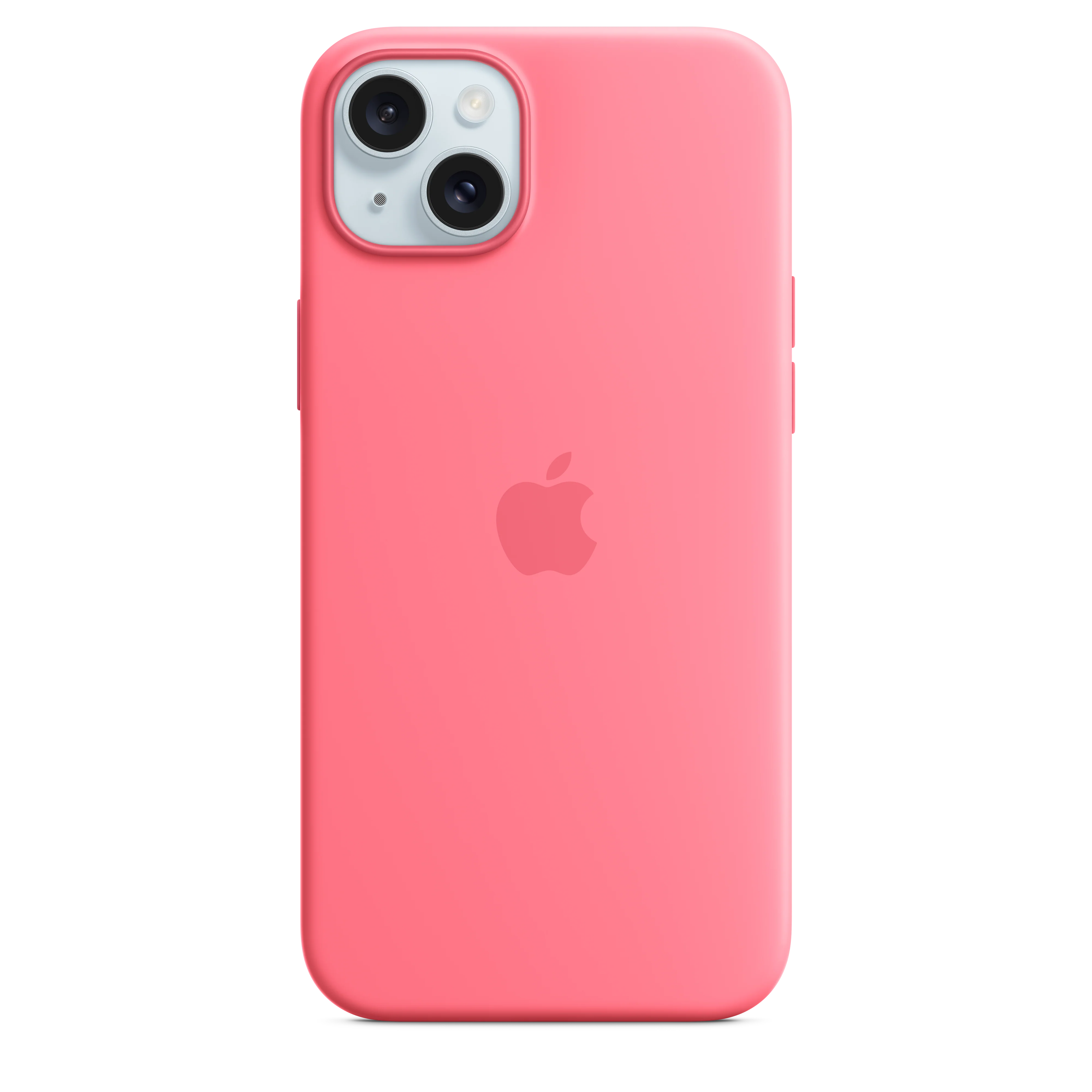 Funda de silicona con MagSafe para el iPhone 15 Plus - Rosa