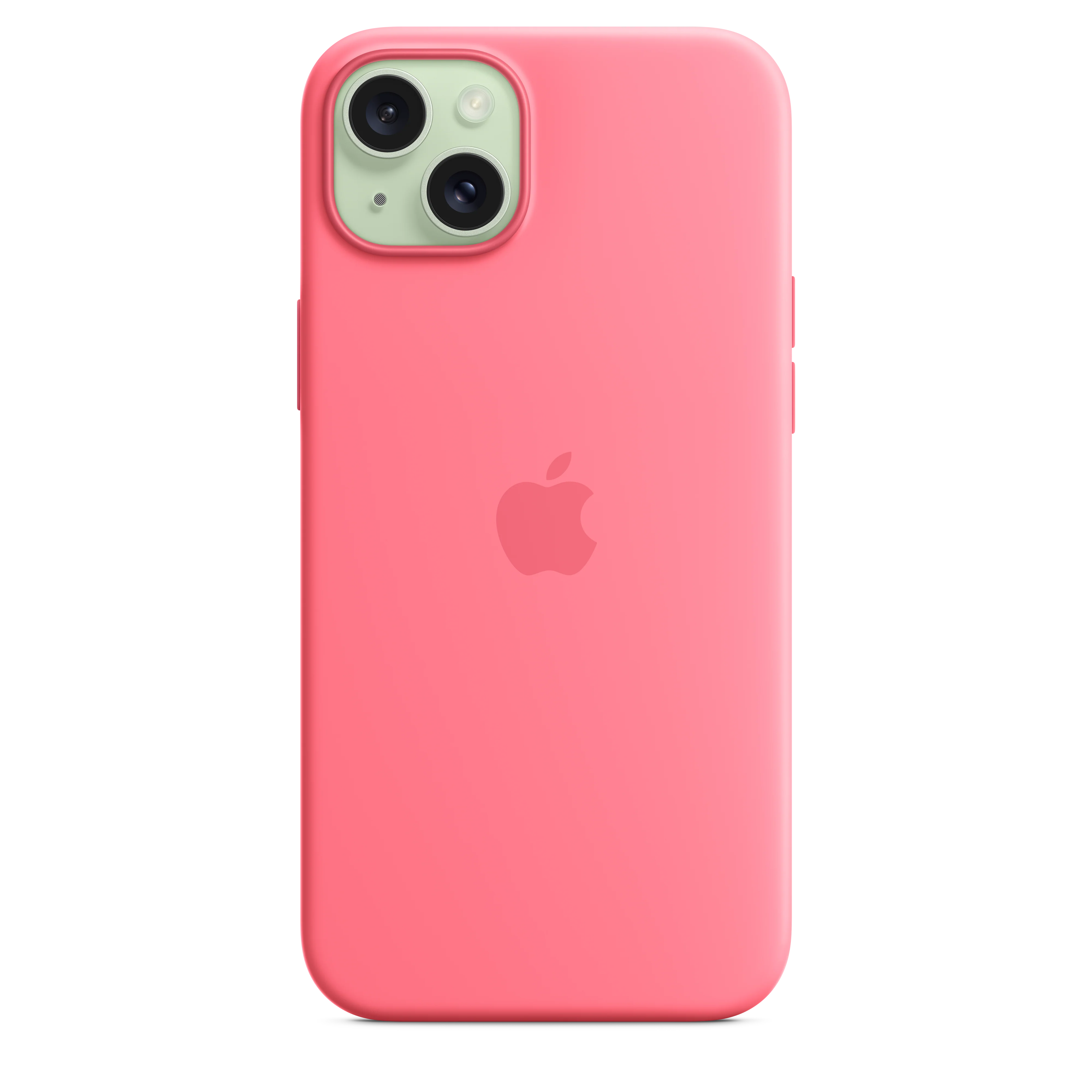 Funda de silicona con MagSafe para el iPhone 15 Plus - Rosa - Image 4