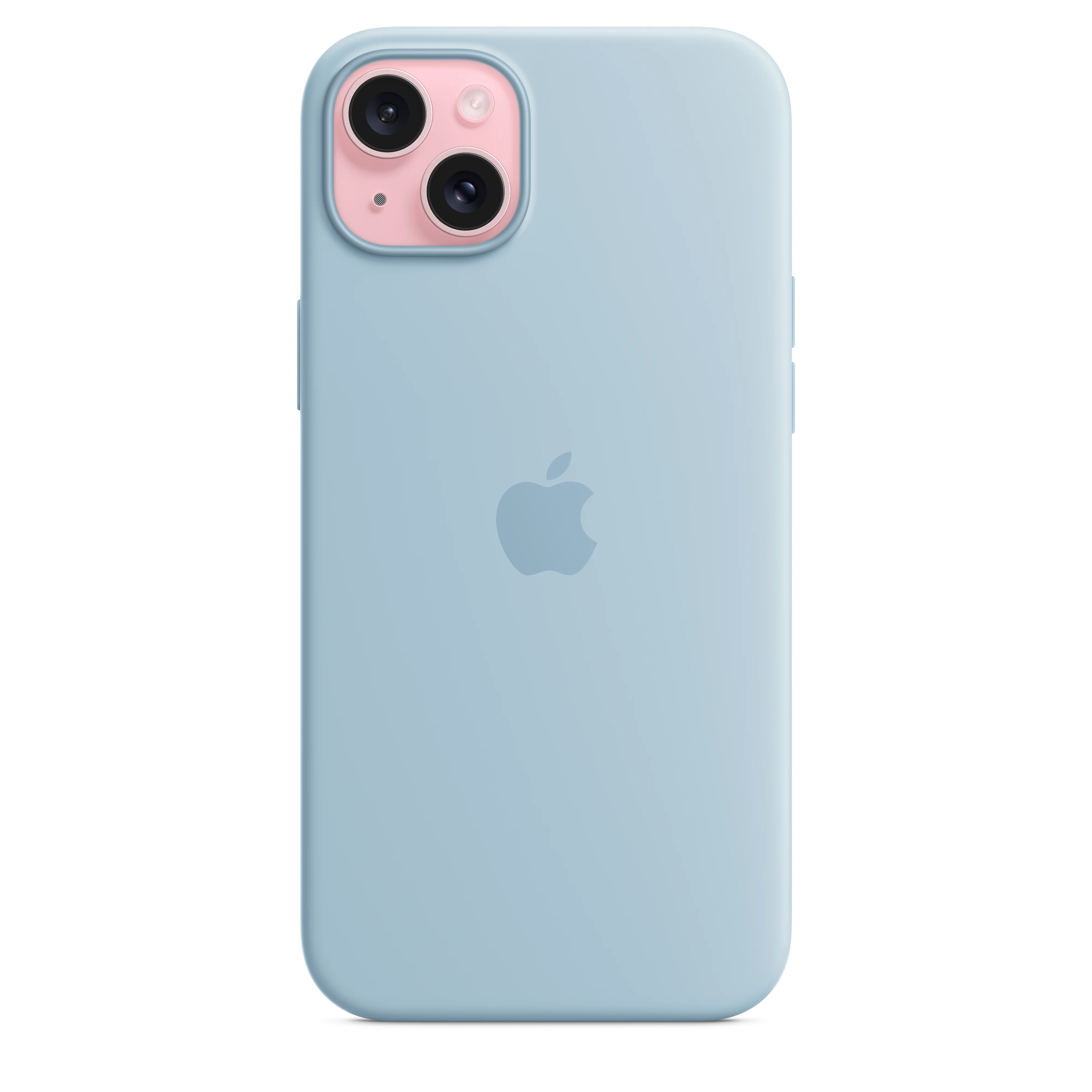 Funda de silicona con MagSafe para el iPhone 15 Plus - Azul claro - Image 2