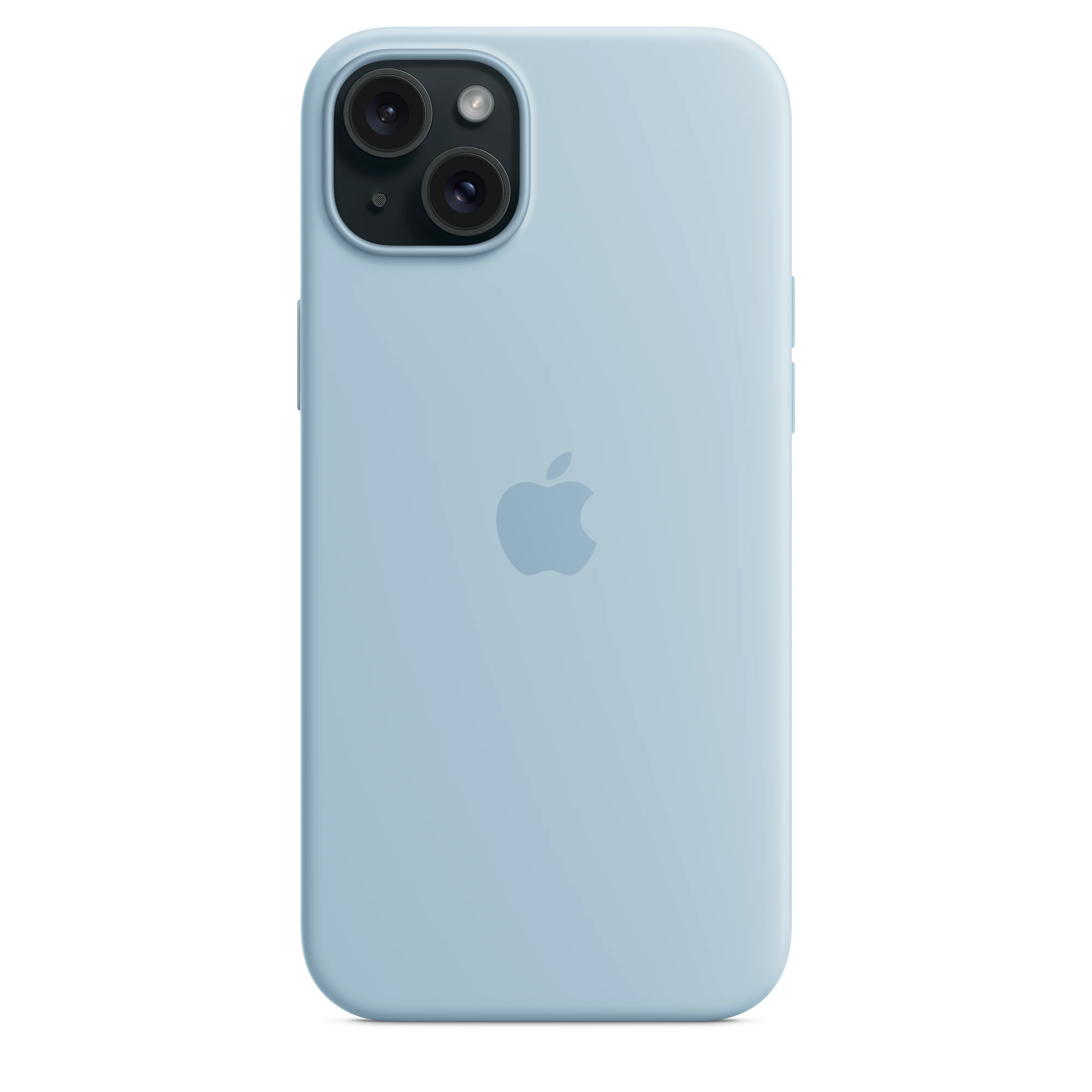Funda de silicona con MagSafe para el iPhone 15 Plus - Azul claro - Image 5