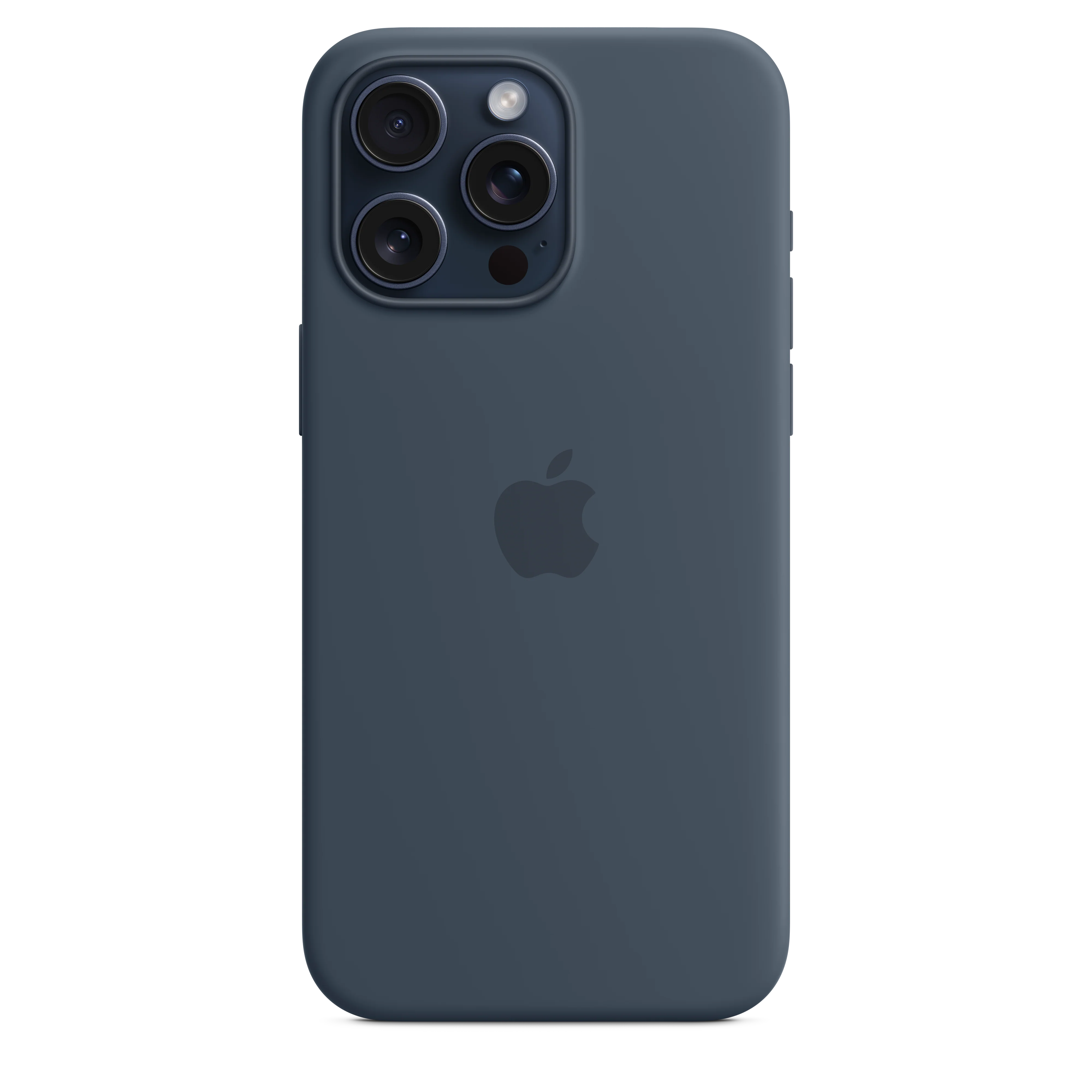 Funda de silicona con MagSafe para el iPhone 15 Pro Max - Azul tempestad - Image 2