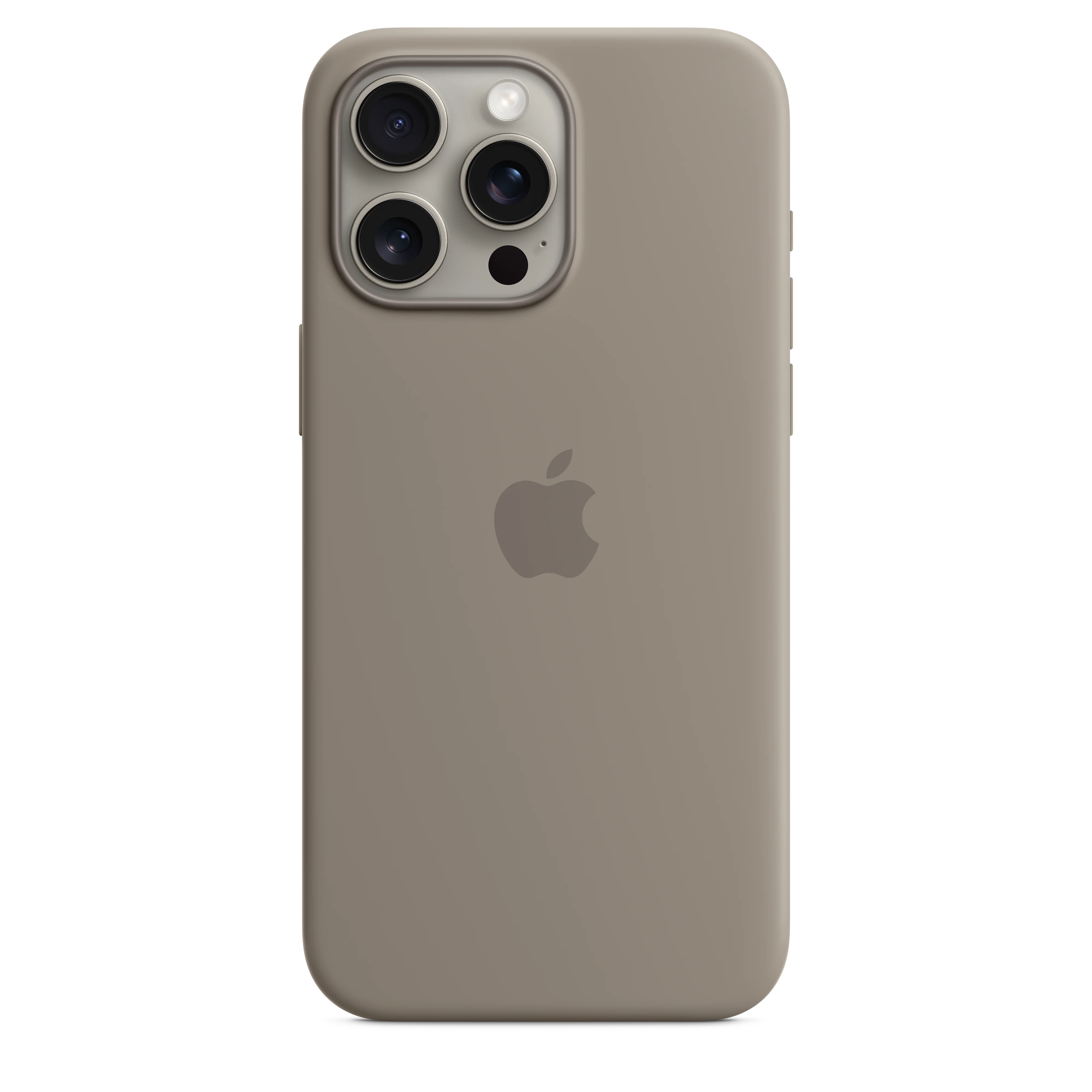 Funda de silicona con MagSafe para el iPhone 15 Pro Max - Arcilla
