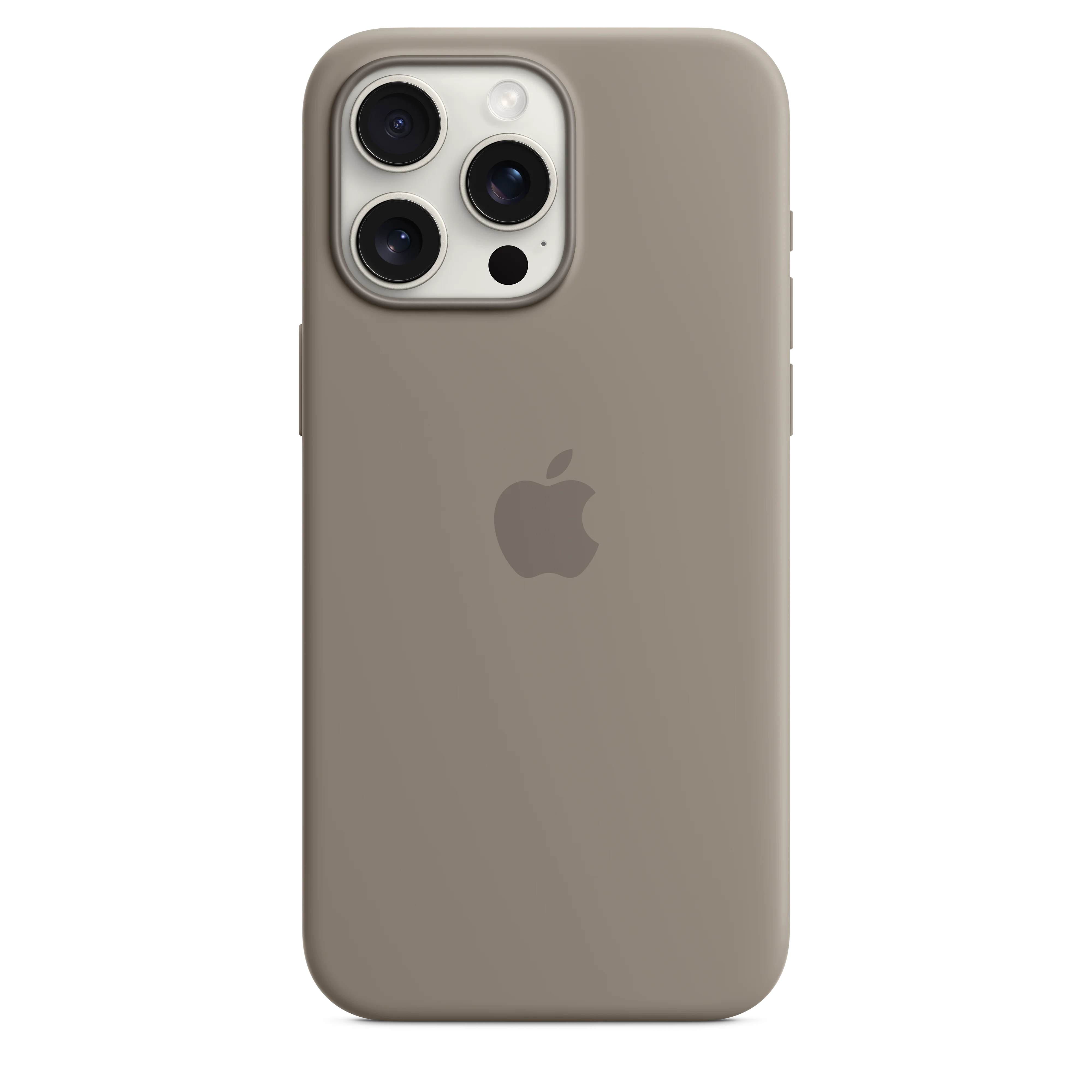 Funda de silicona con MagSafe para el iPhone 15 Pro Max - Arcilla - Image 3