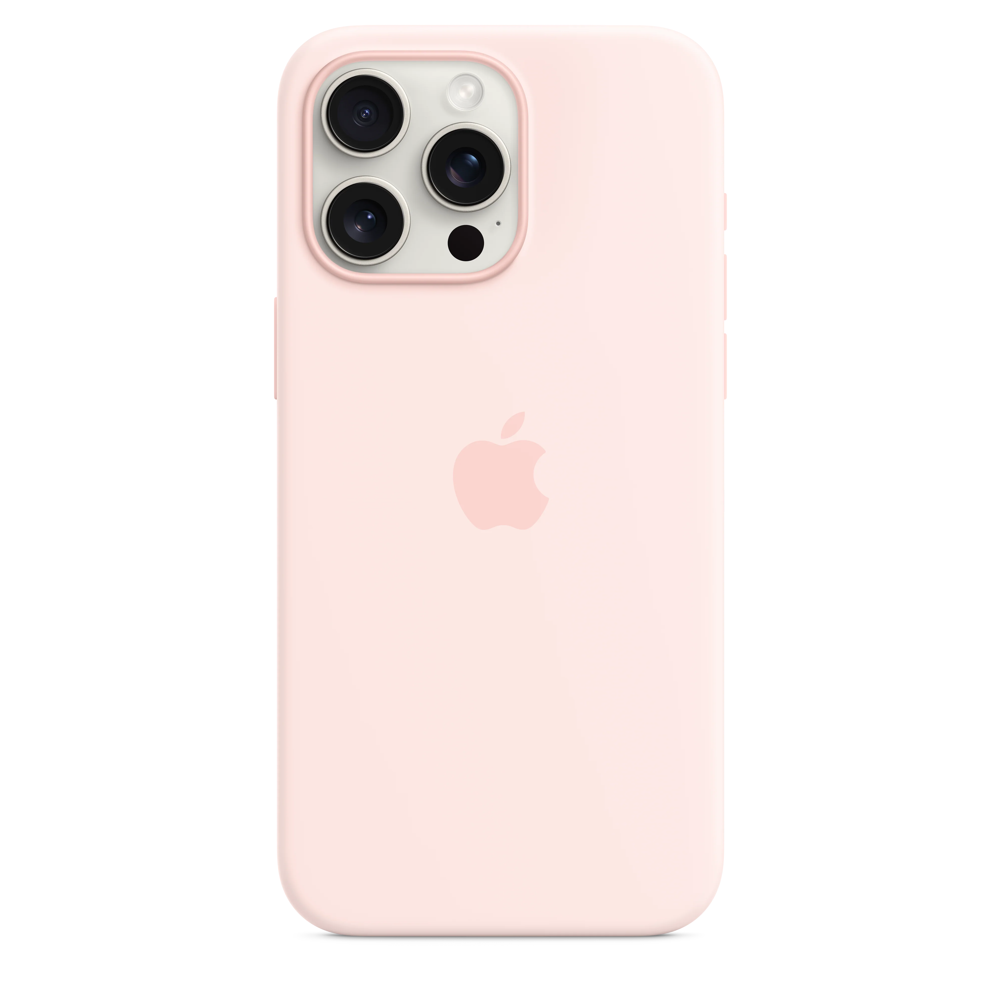 Funda de silicona con MagSafe para el iPhone 15 Pro Max - Rosa claro - Image 3