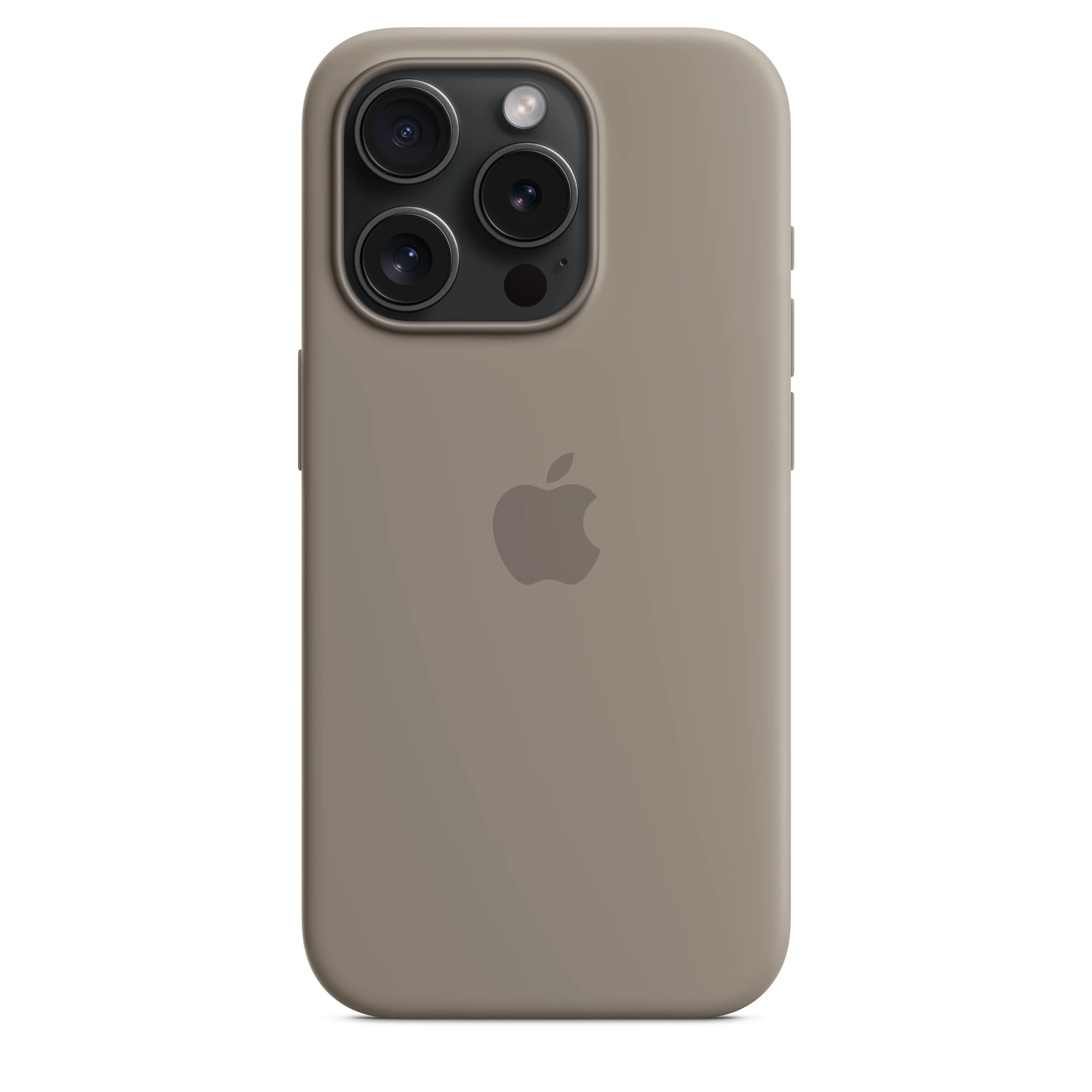 Funda de silicona con MagSafe para el iPhone 15 Pro -  Arcilla - Image 4