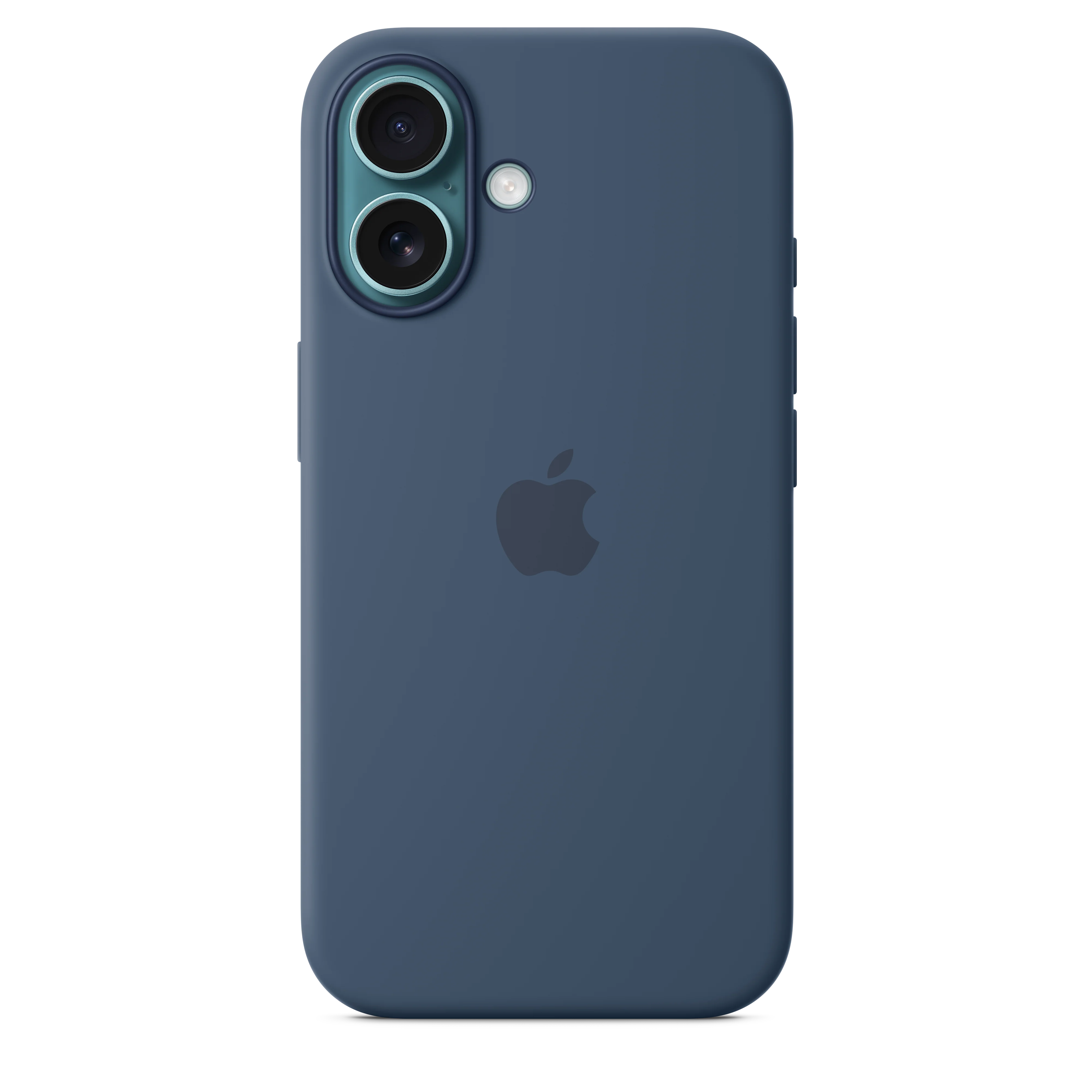 Funda de silicona con MagSafe para el iPhone 16 - Azul denim - Image 2