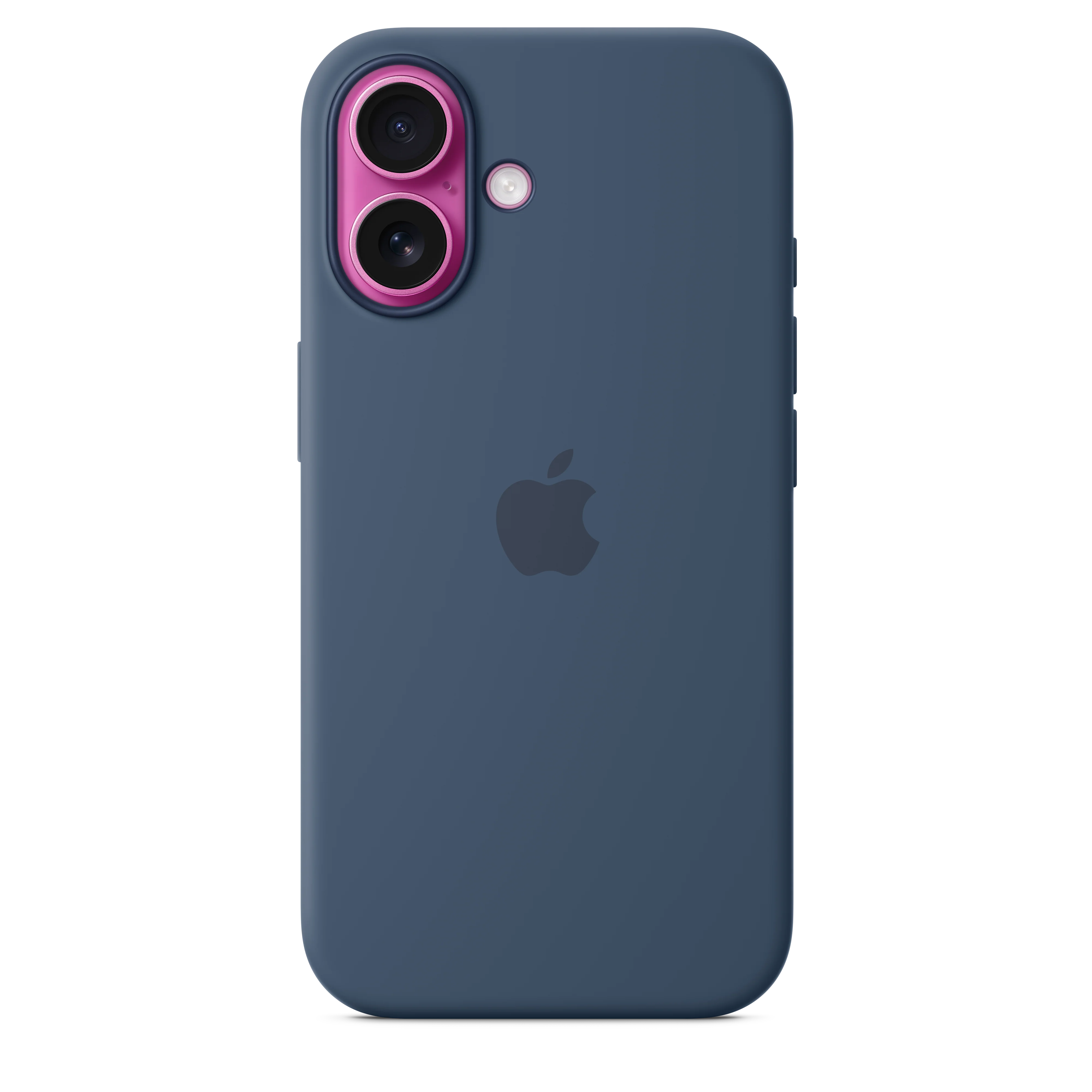 Funda de silicona con MagSafe para el iPhone 16 - Azul denim - Image 3