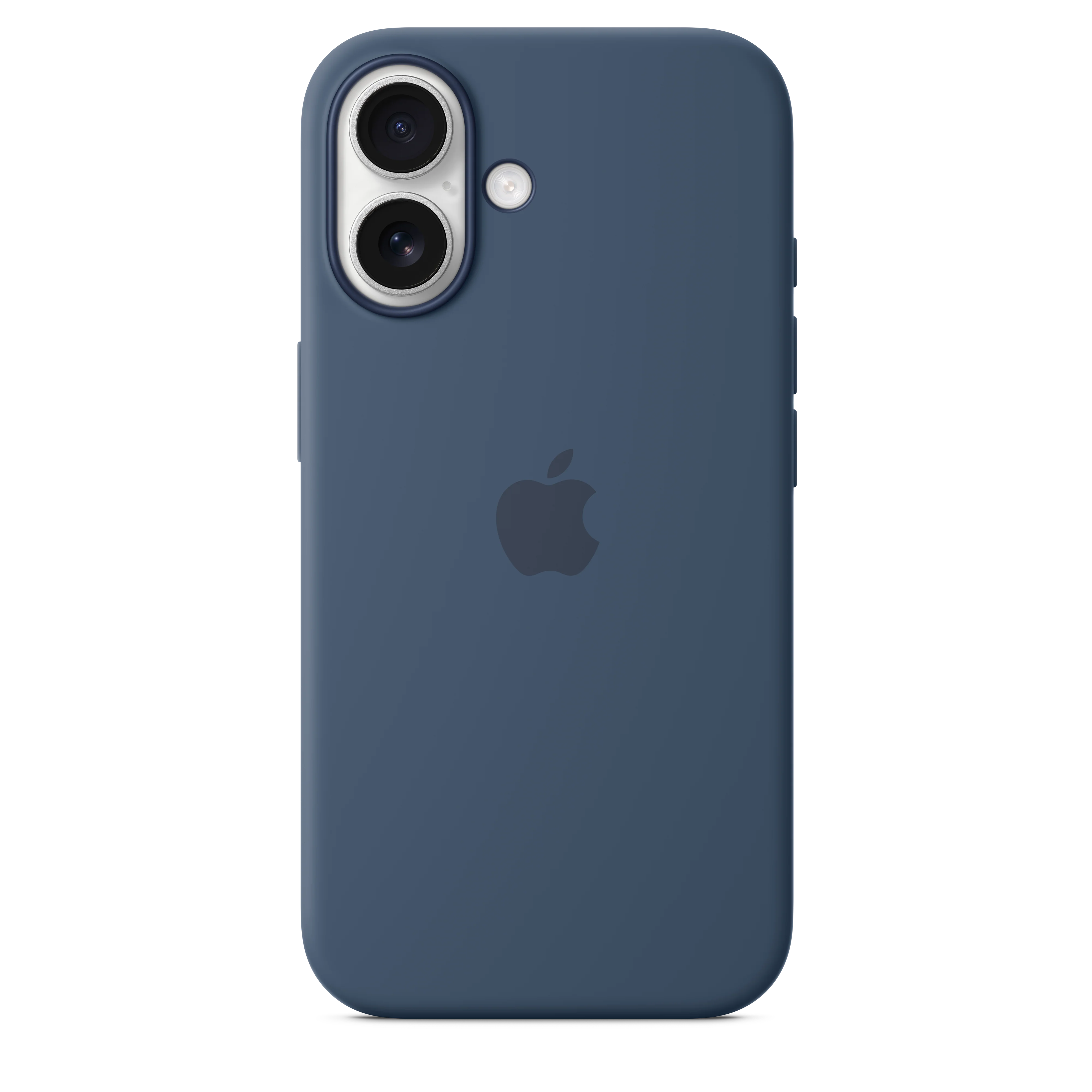 Funda de silicona con MagSafe para el iPhone 16 - Azul denim - Image 4