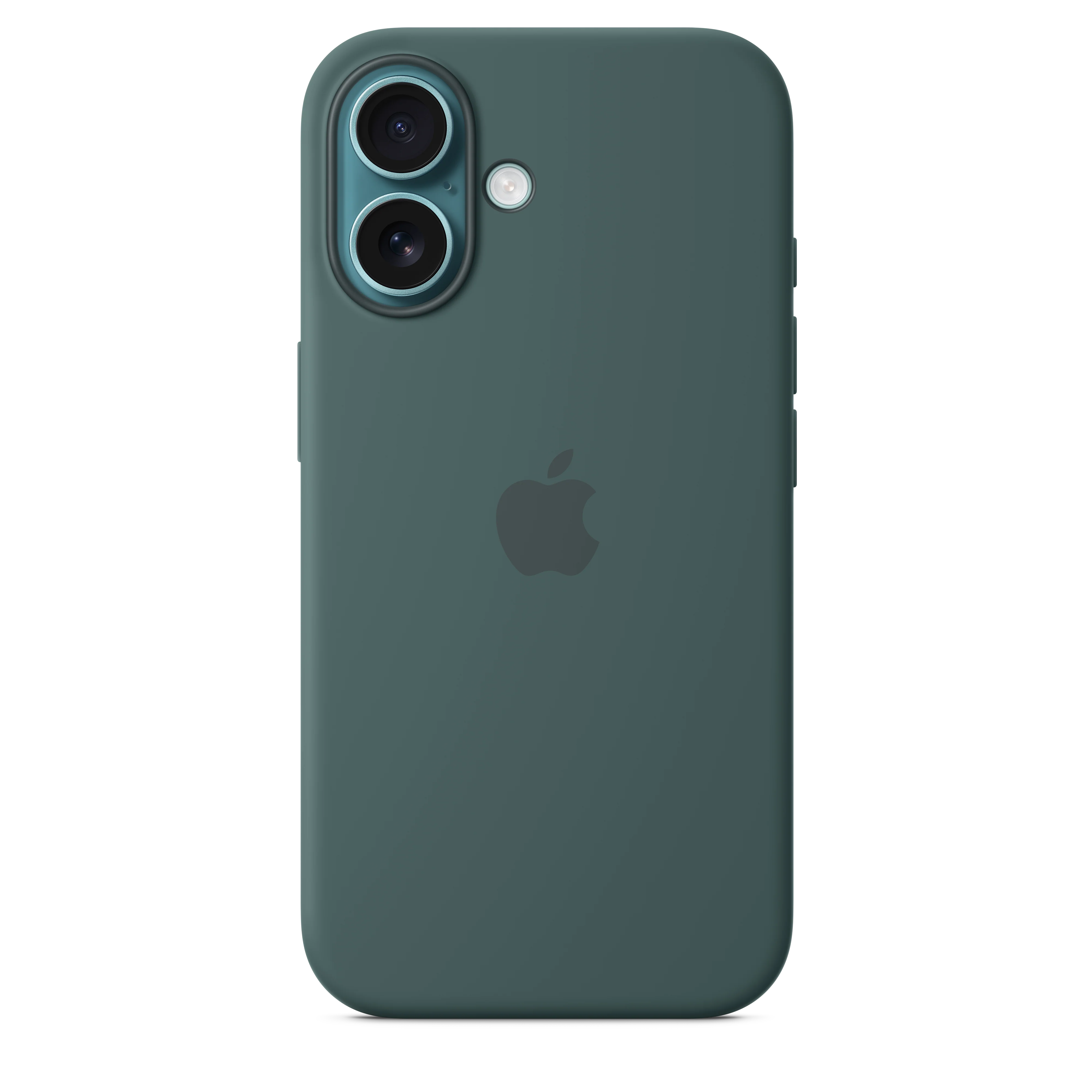 Funda de silicona con MagSafe para el iPhone 16 - Verde lago - Image 2