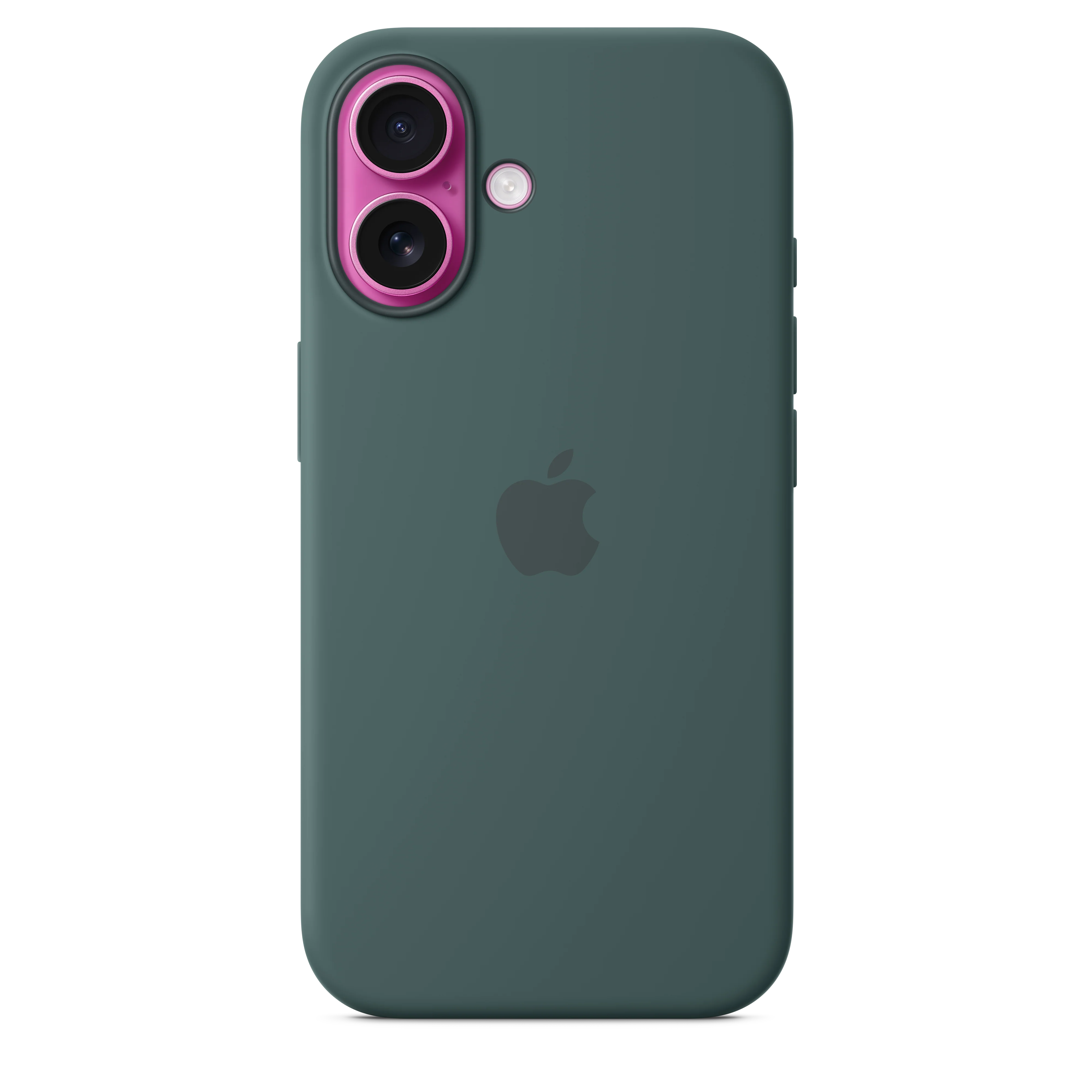 Funda de silicona con MagSafe para el iPhone 16 - Verde lago - Image 3