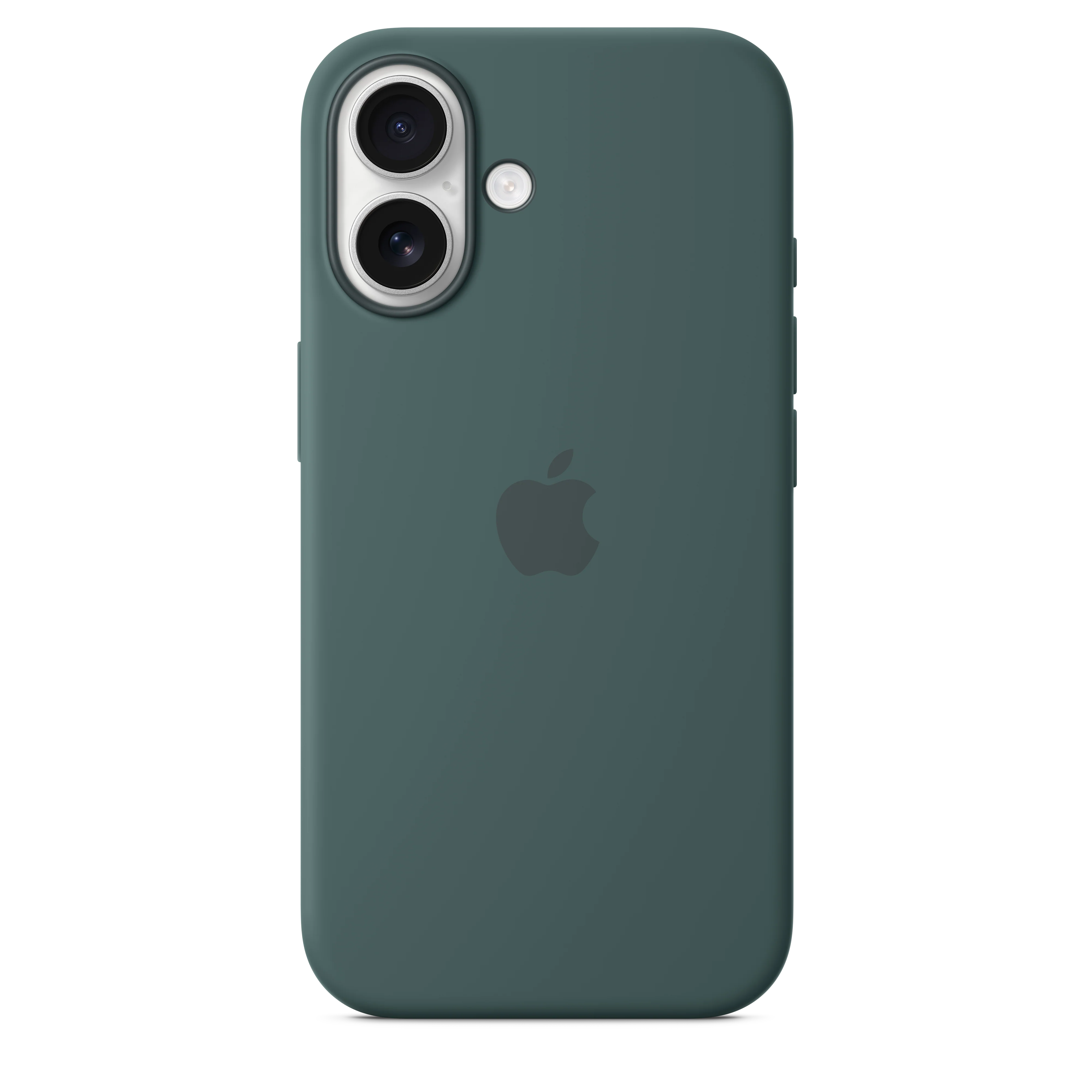 Funda de silicona con MagSafe para el iPhone 16 - Verde lago - Image 4