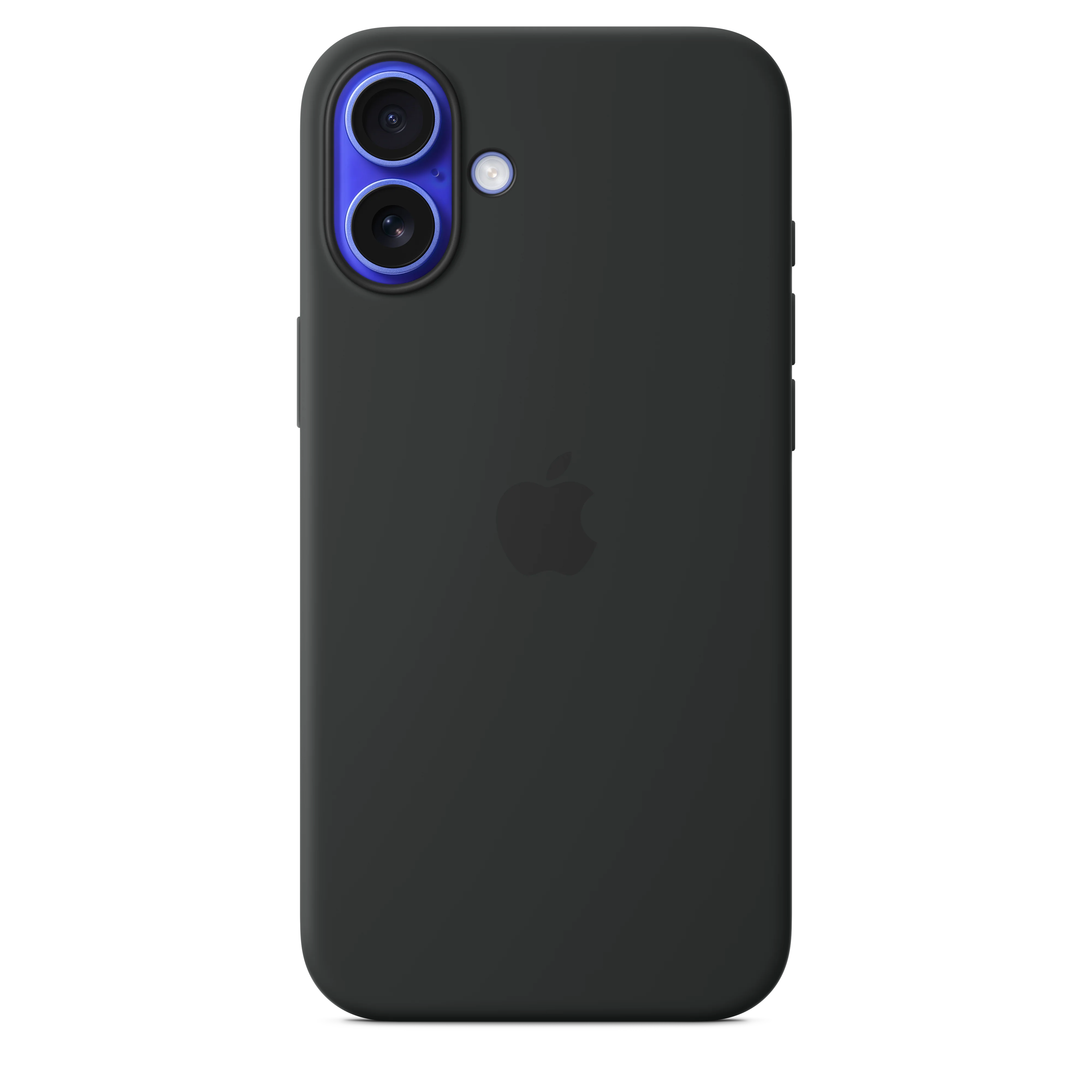 Funda de silicona con MagSafe para iPhone 16 Plus - Negro