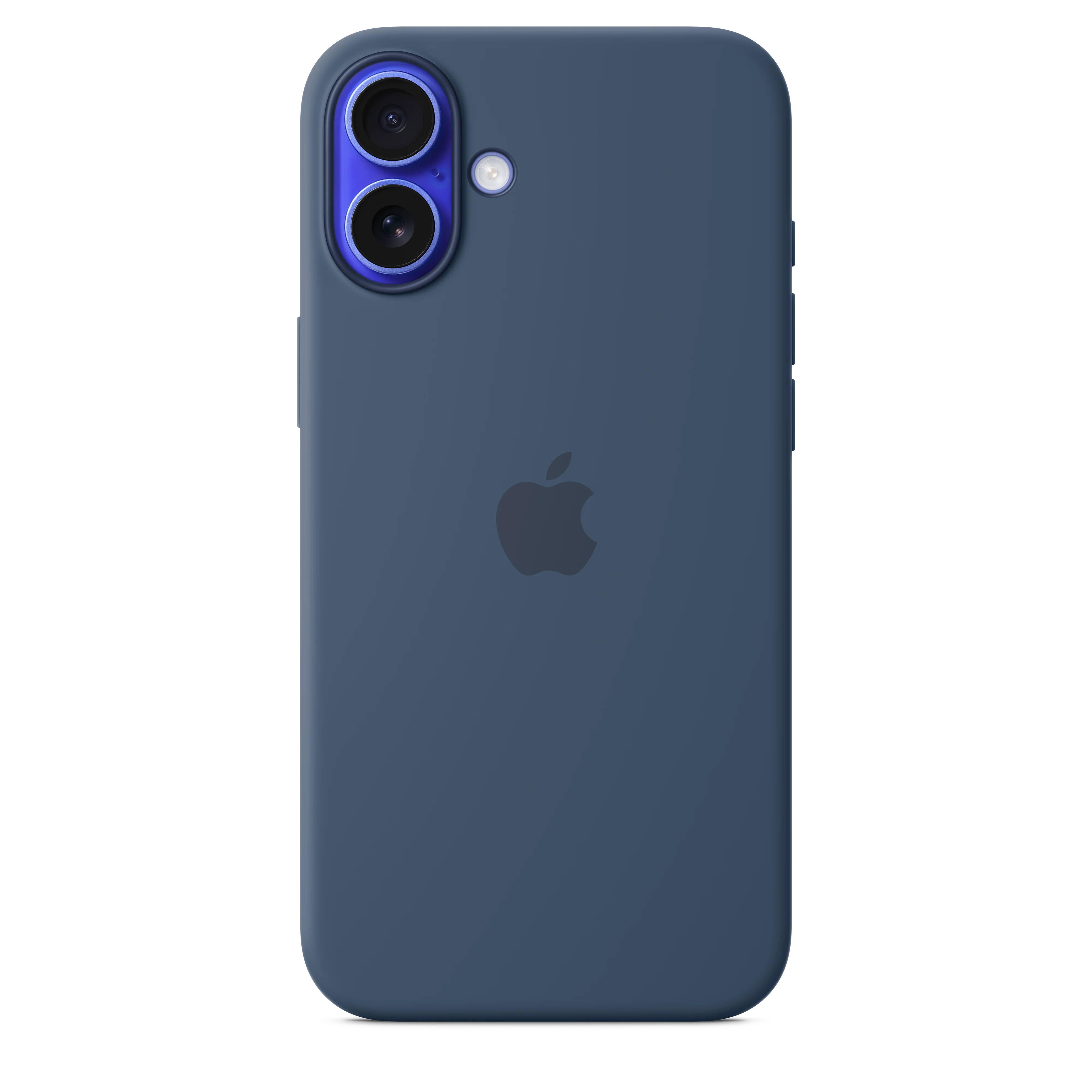 Funda de silicona con MagSafe para iPhone 16 Plus - Azul denim