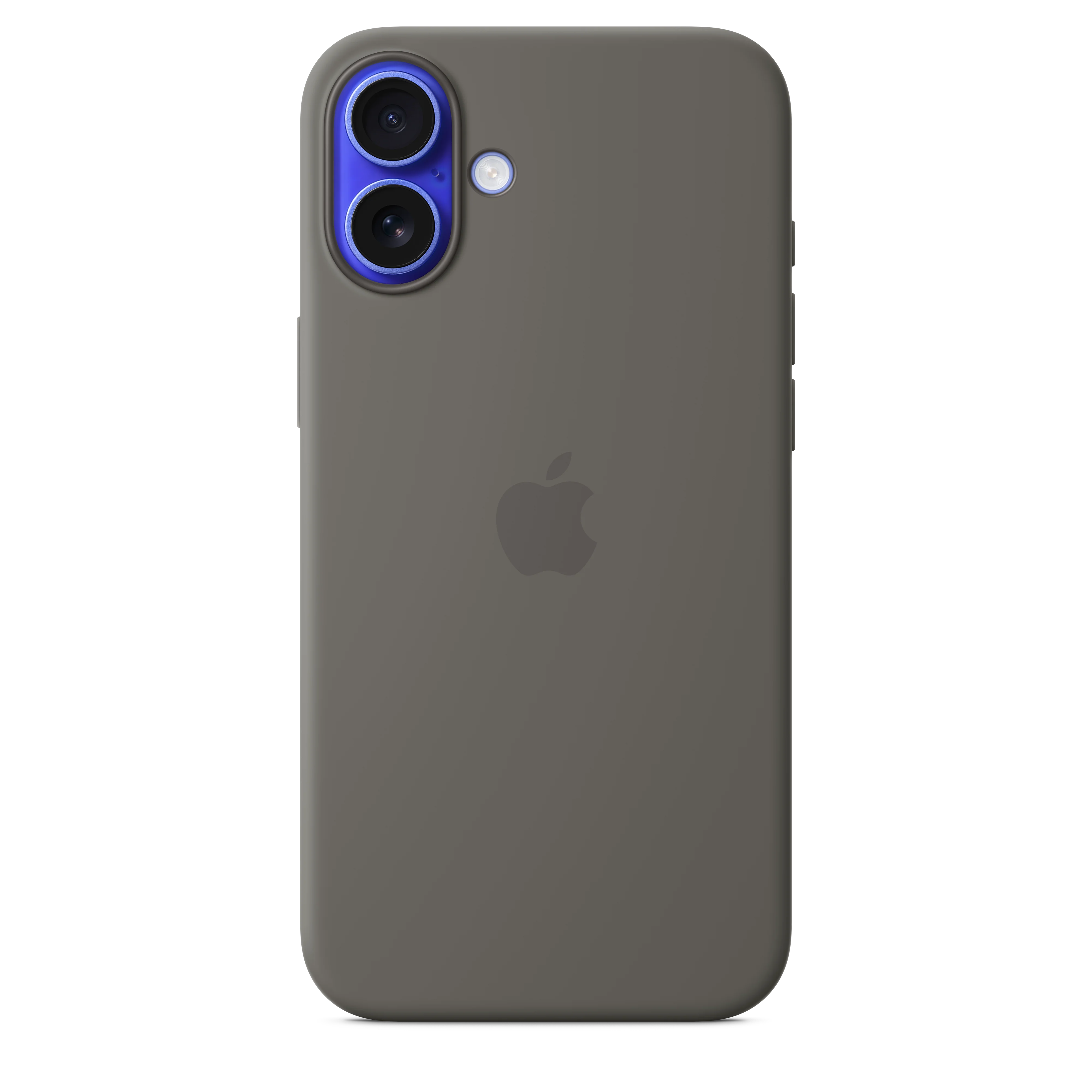 Funda de silicona con MagSafe para iPhone 16 Plus - Gris piedra