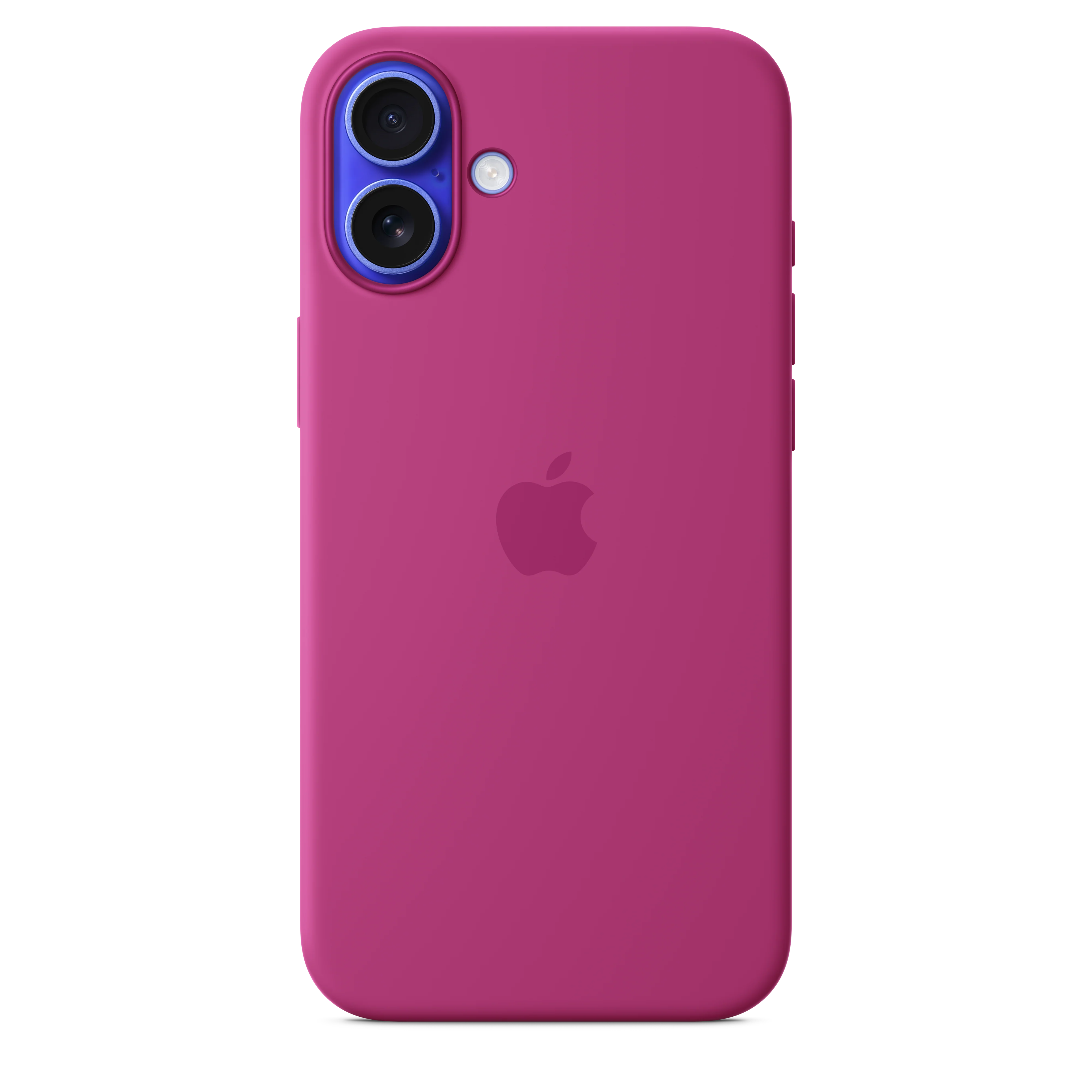 Funda de silicona con MagSafe para iPhone 16 Plus - Fucsia