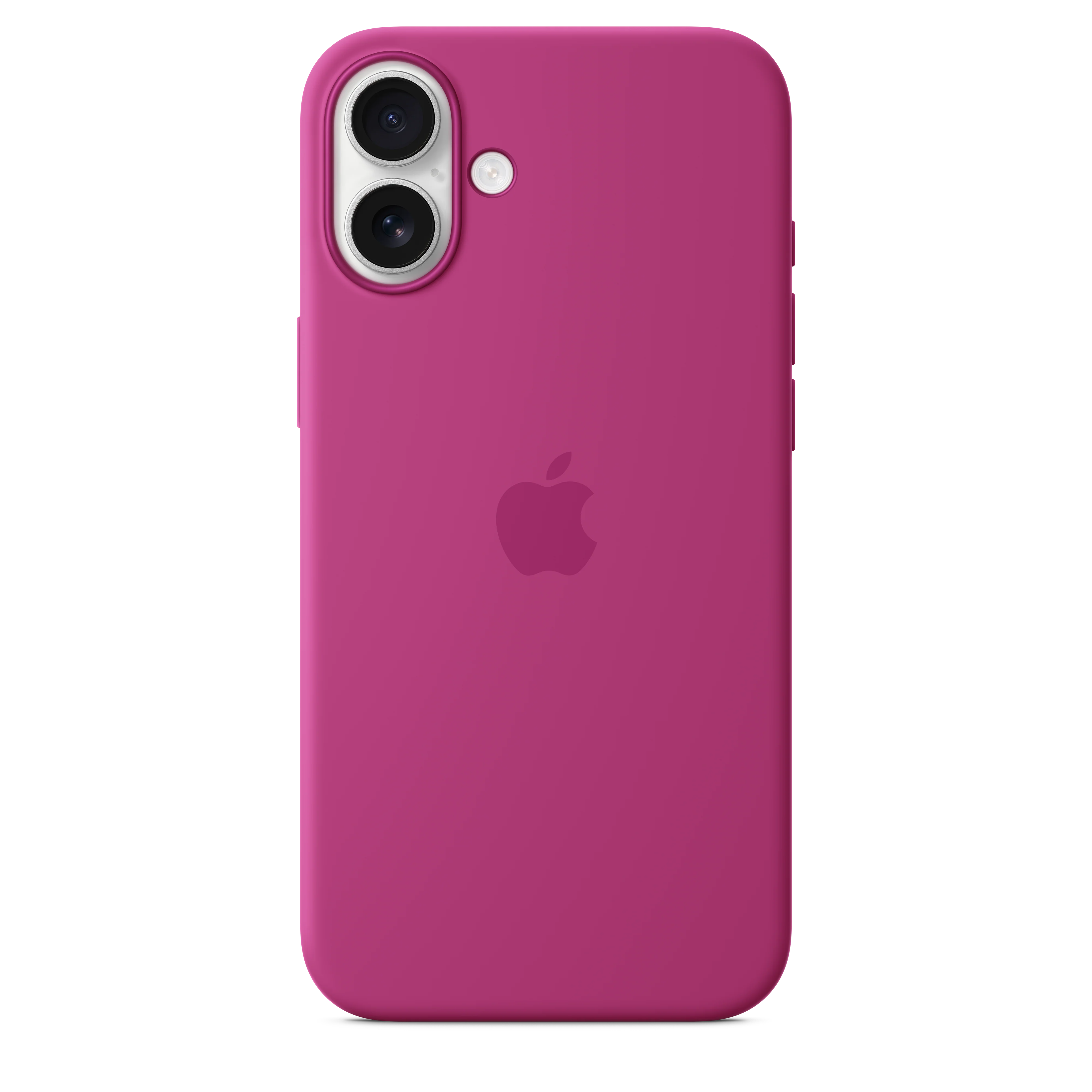 Funda de silicona con MagSafe para iPhone 16 Plus - Fucsia - Image 4