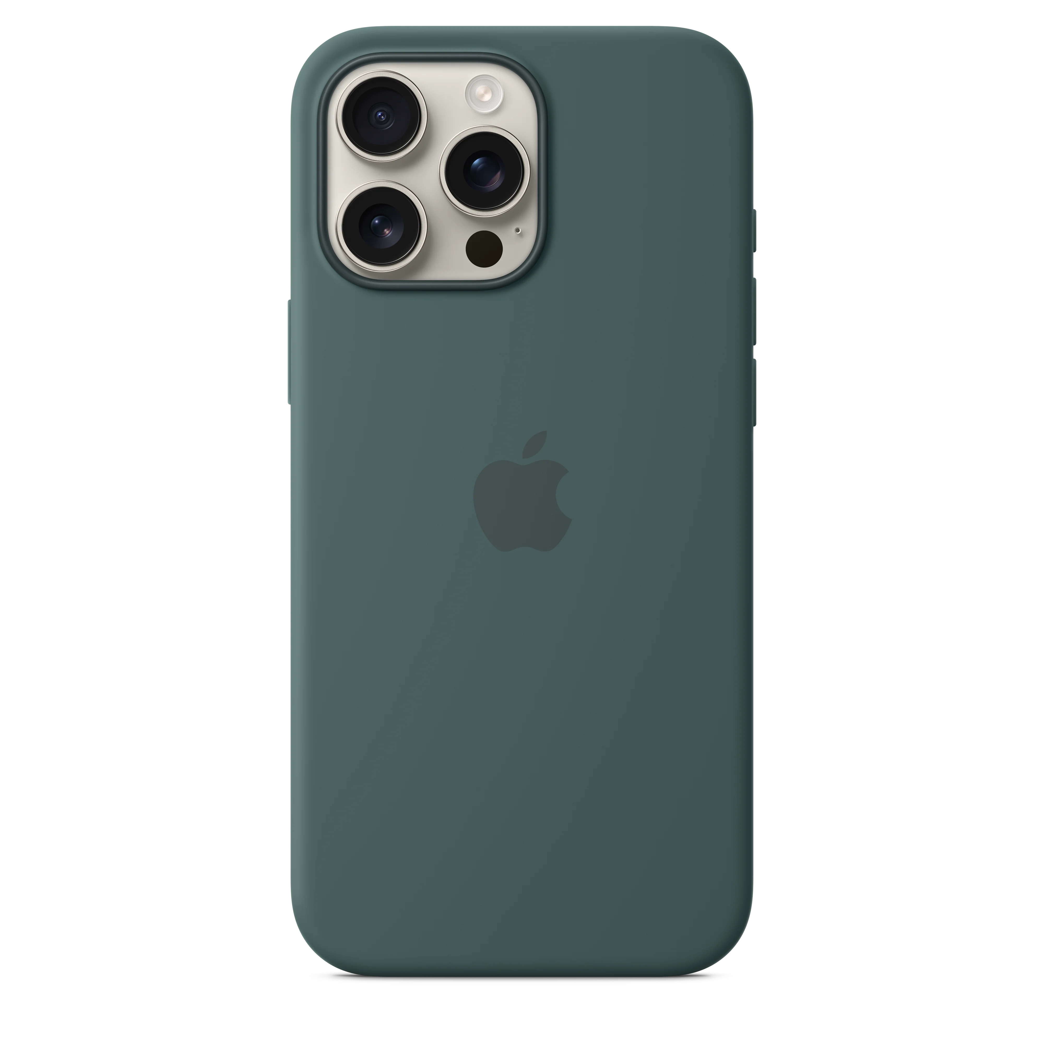 Funda de silicona con MagSafe para el iPhone 16 Pro Max - Verde lago - Image 2