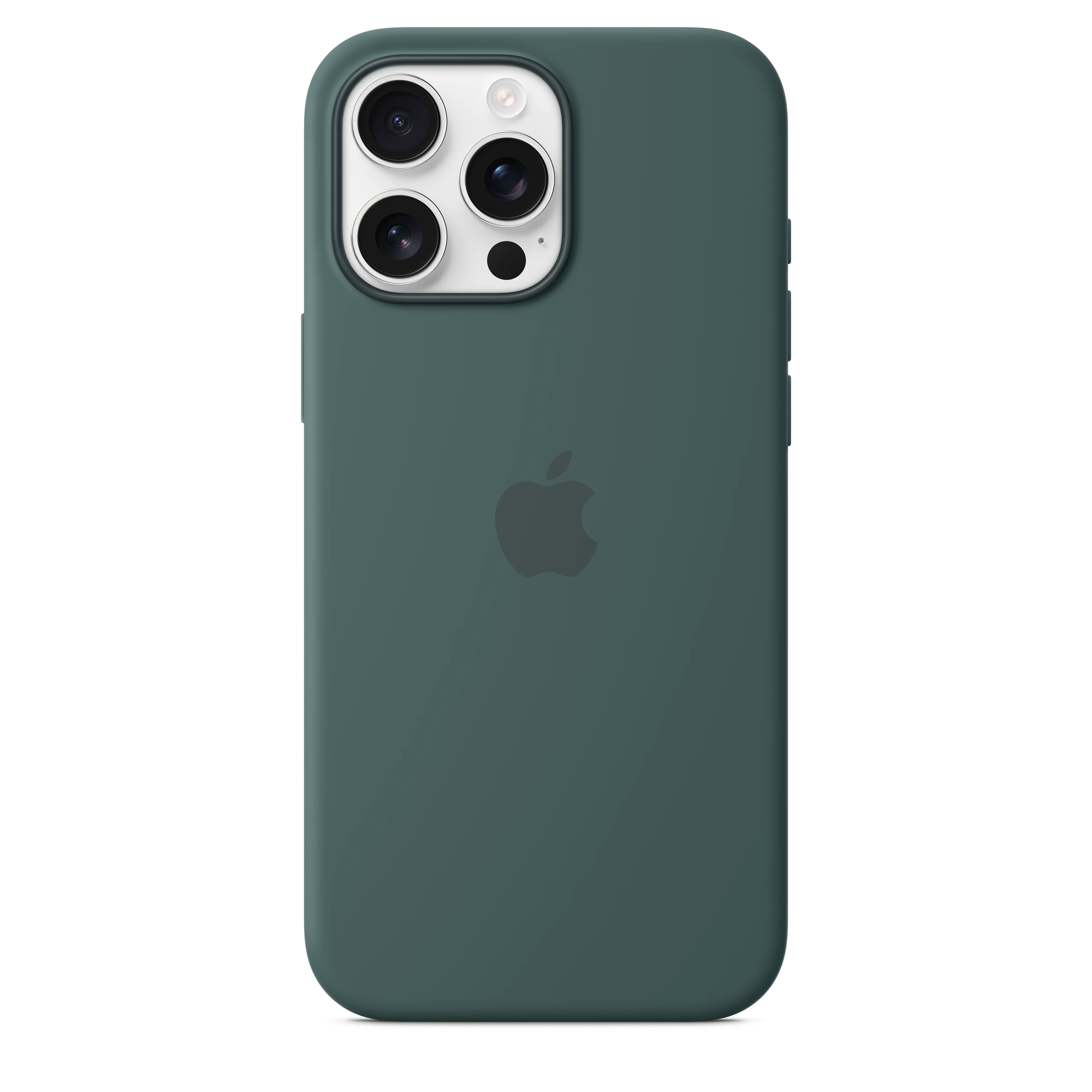 Funda de silicona con MagSafe para el iPhone 16 Pro Max - Verde lago - Image 3