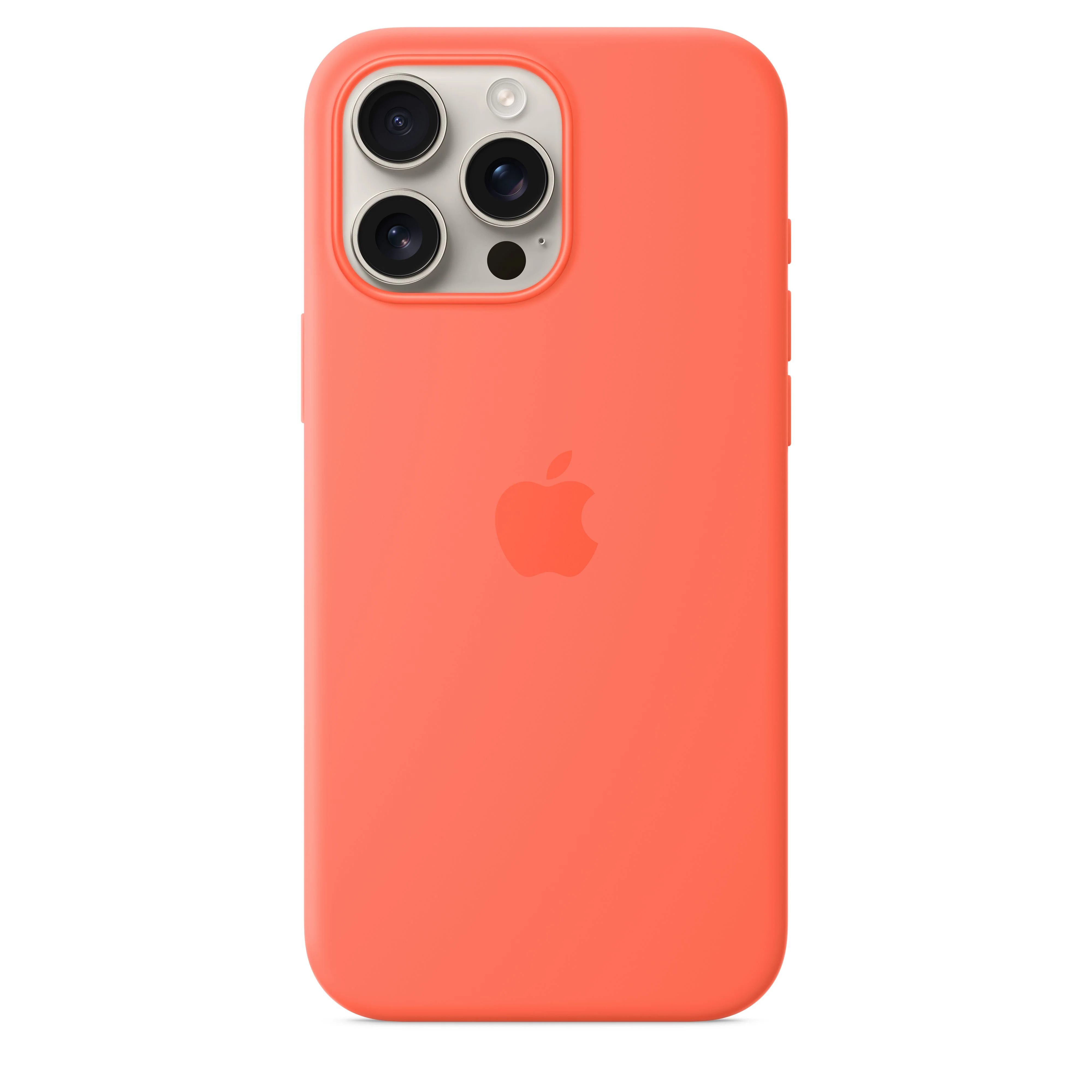 Funda de silicona con MagSafe para el iPhone 16 Pro Max - Mandarina - Image 3