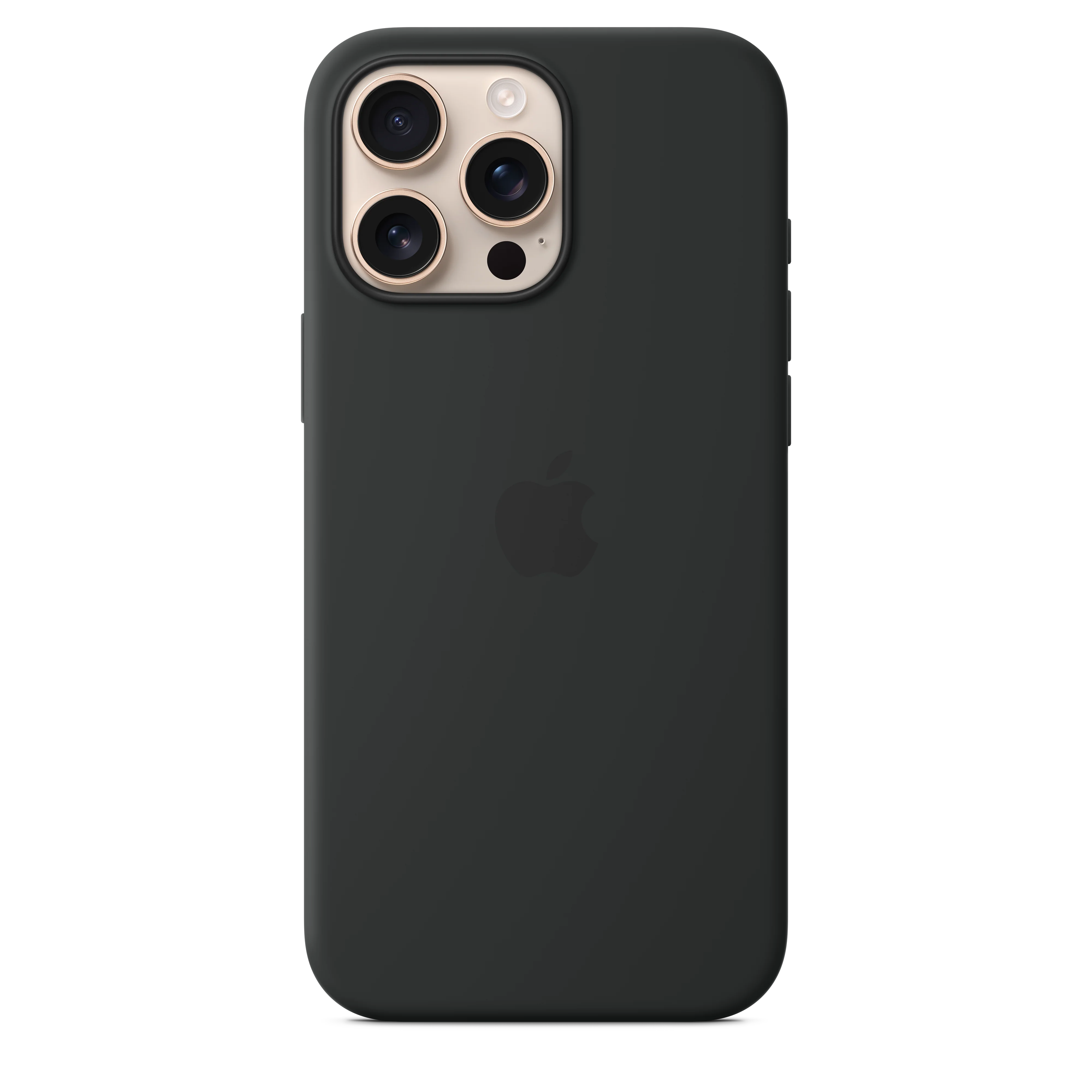 Funda de silicona con MagSafe para el iPhone 16 Pro Max - Negro