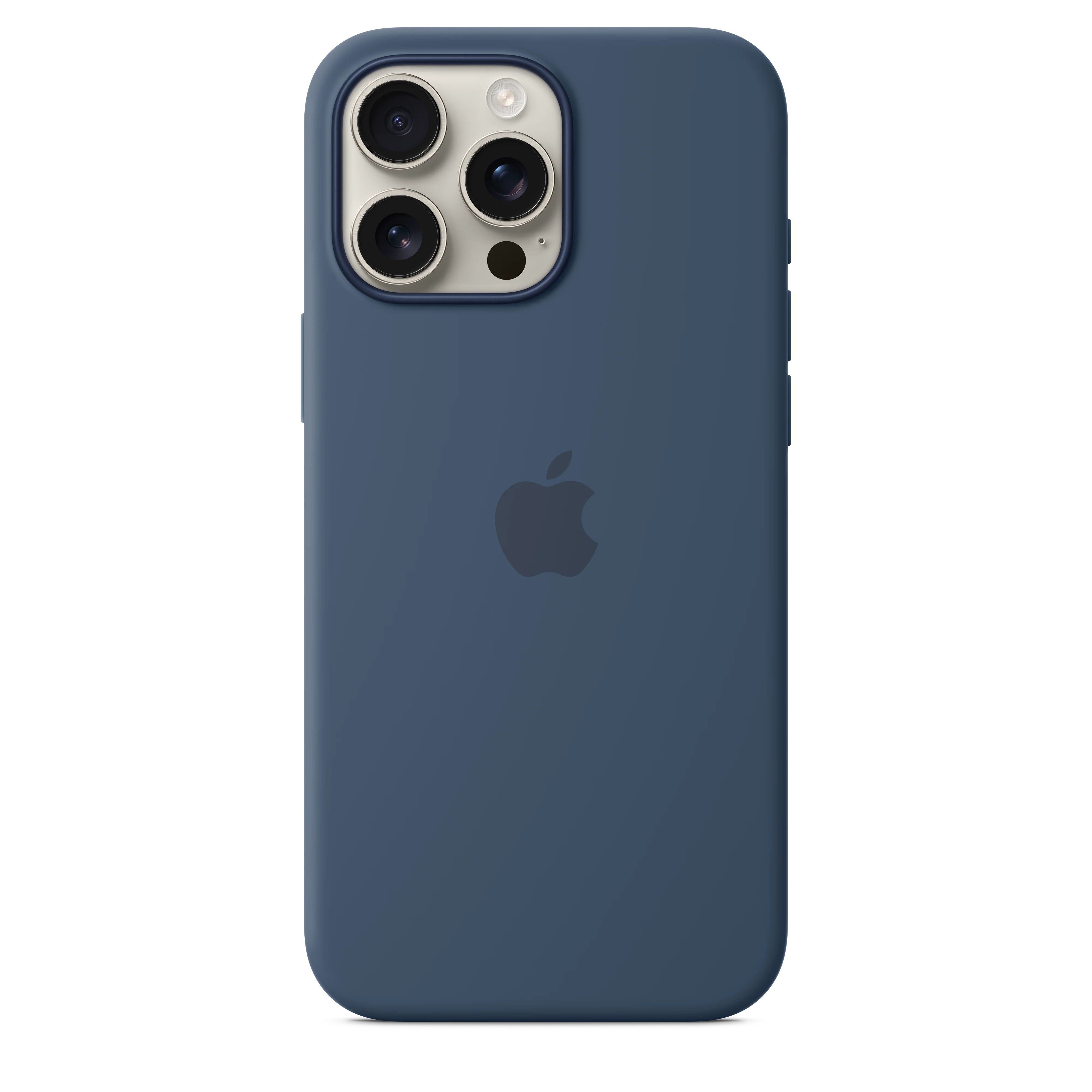 Funda de silicona con MagSafe para el iPhone 16 Pro Max - Azul denim - Image 2