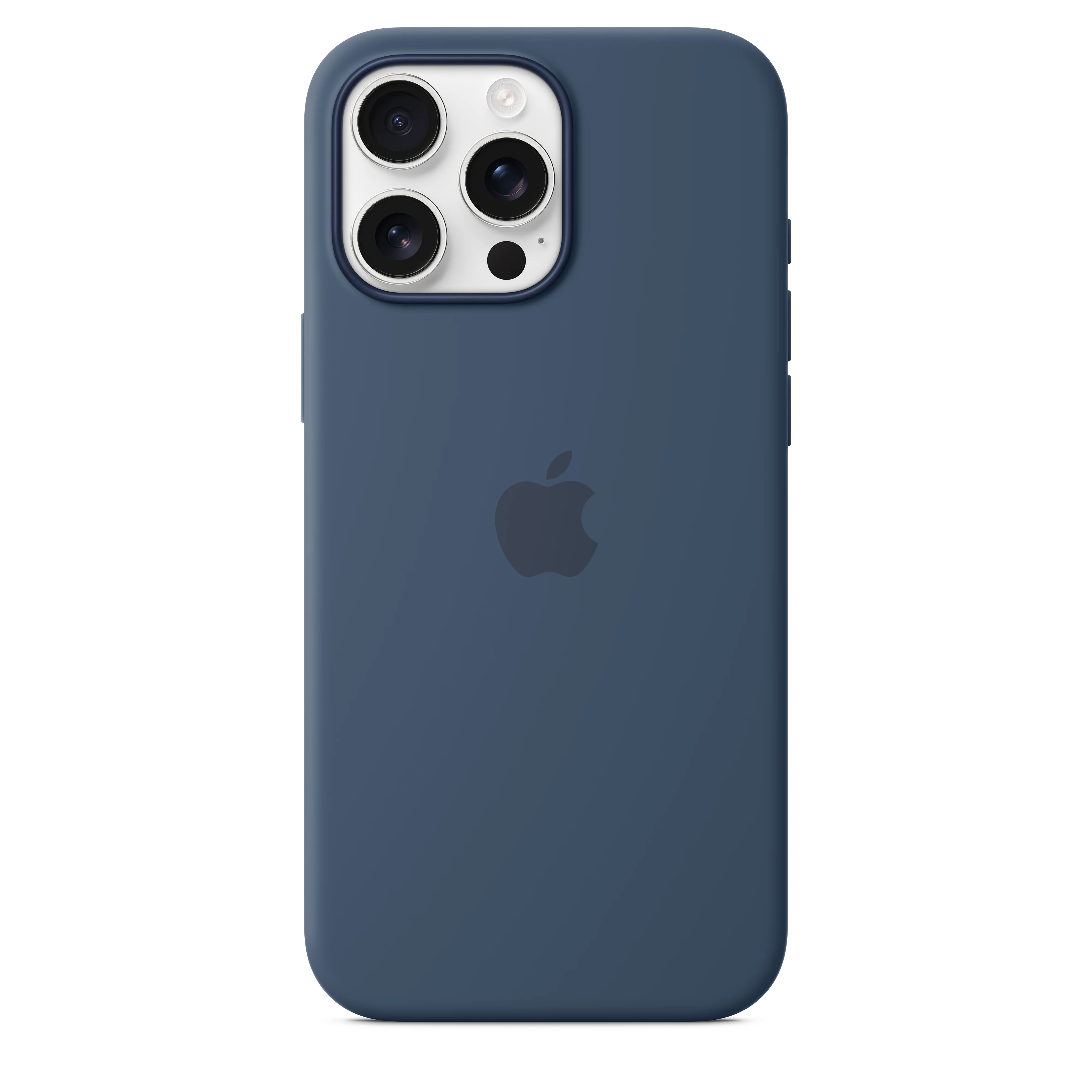Funda de silicona con MagSafe para el iPhone 16 Pro Max - Azul denim - Image 3