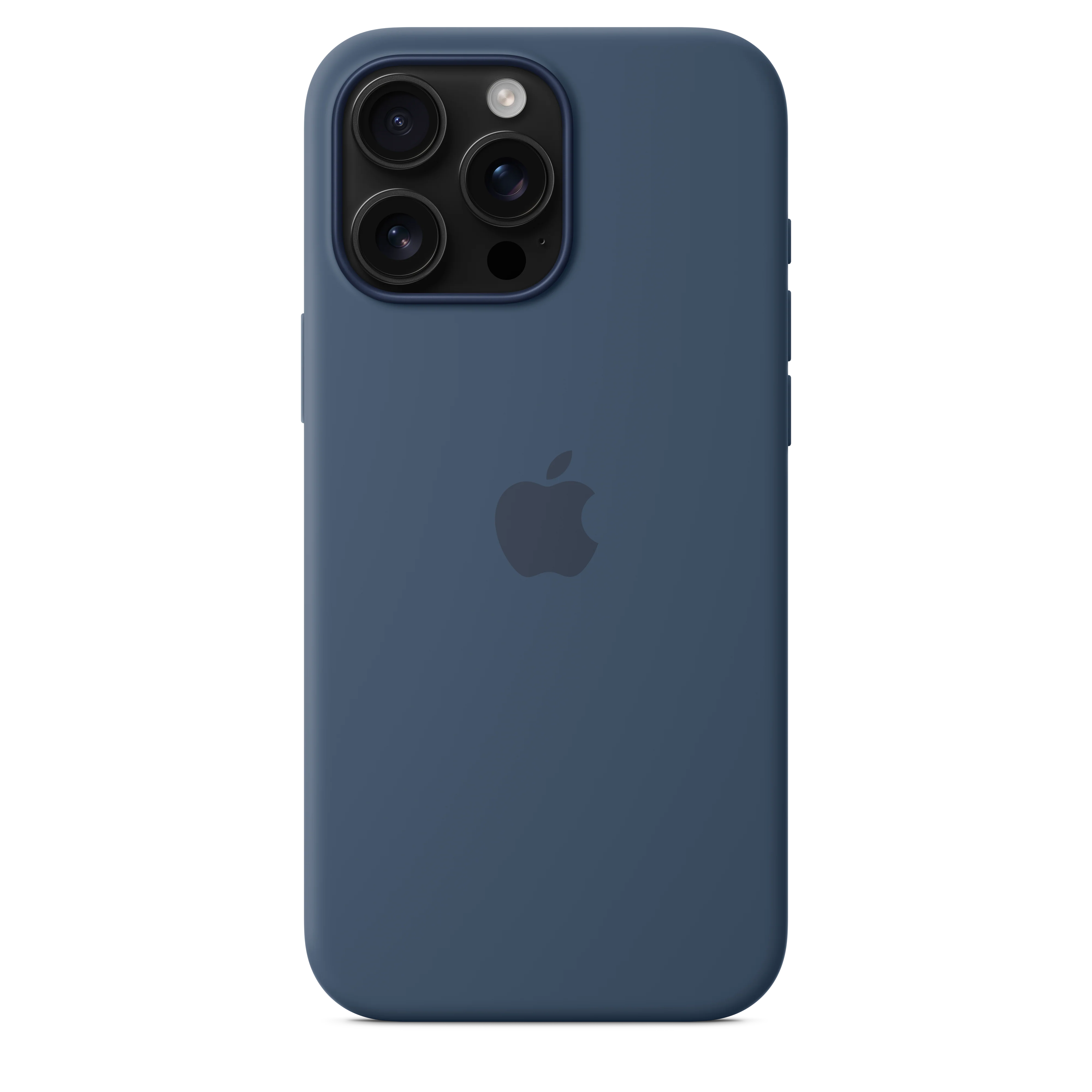 Funda de silicona con MagSafe para el iPhone 16 Pro Max - Azul denim - Image 4