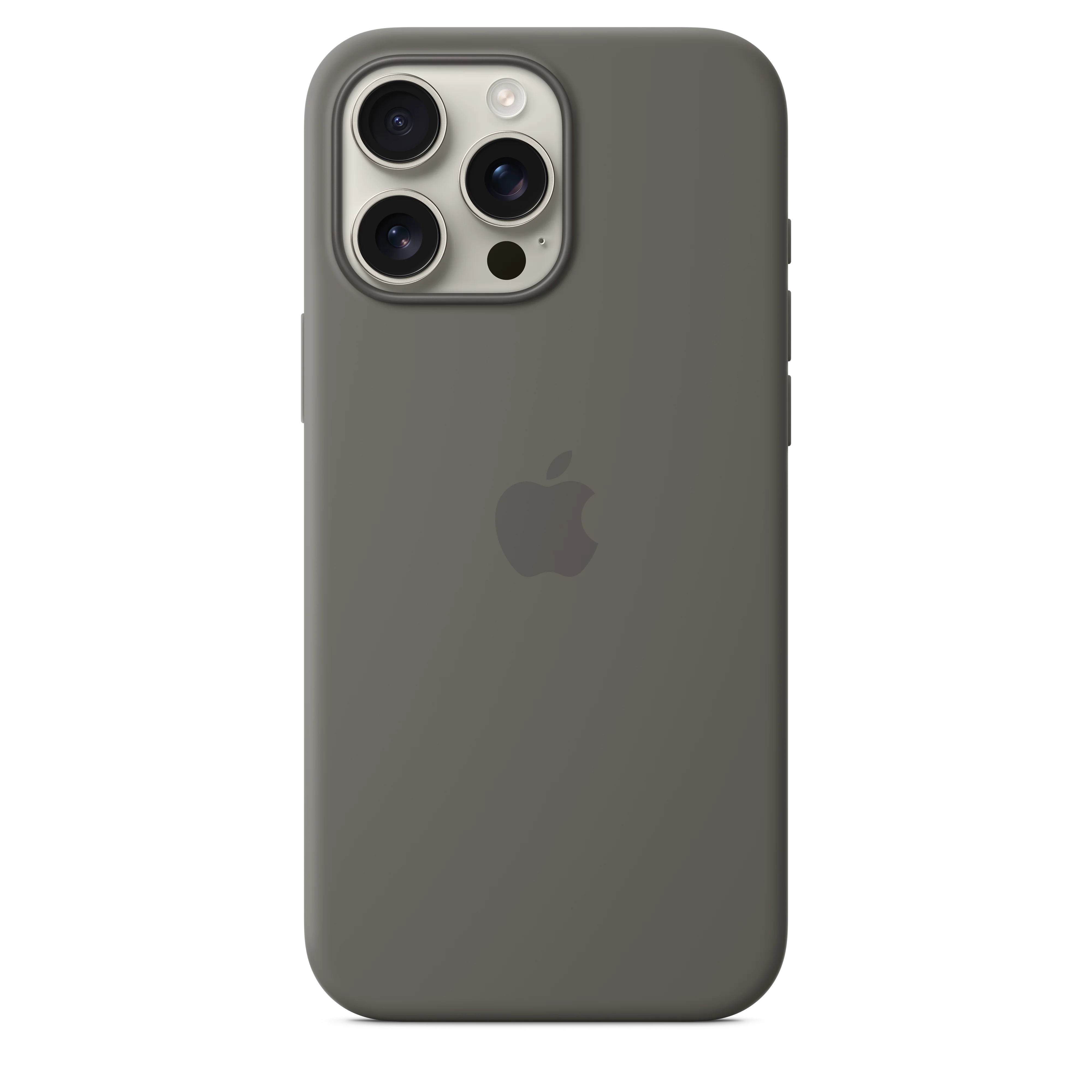 Funda de silicona con MagSafe para el iPhone 16 Pro Max - Gris piedra - Image 2