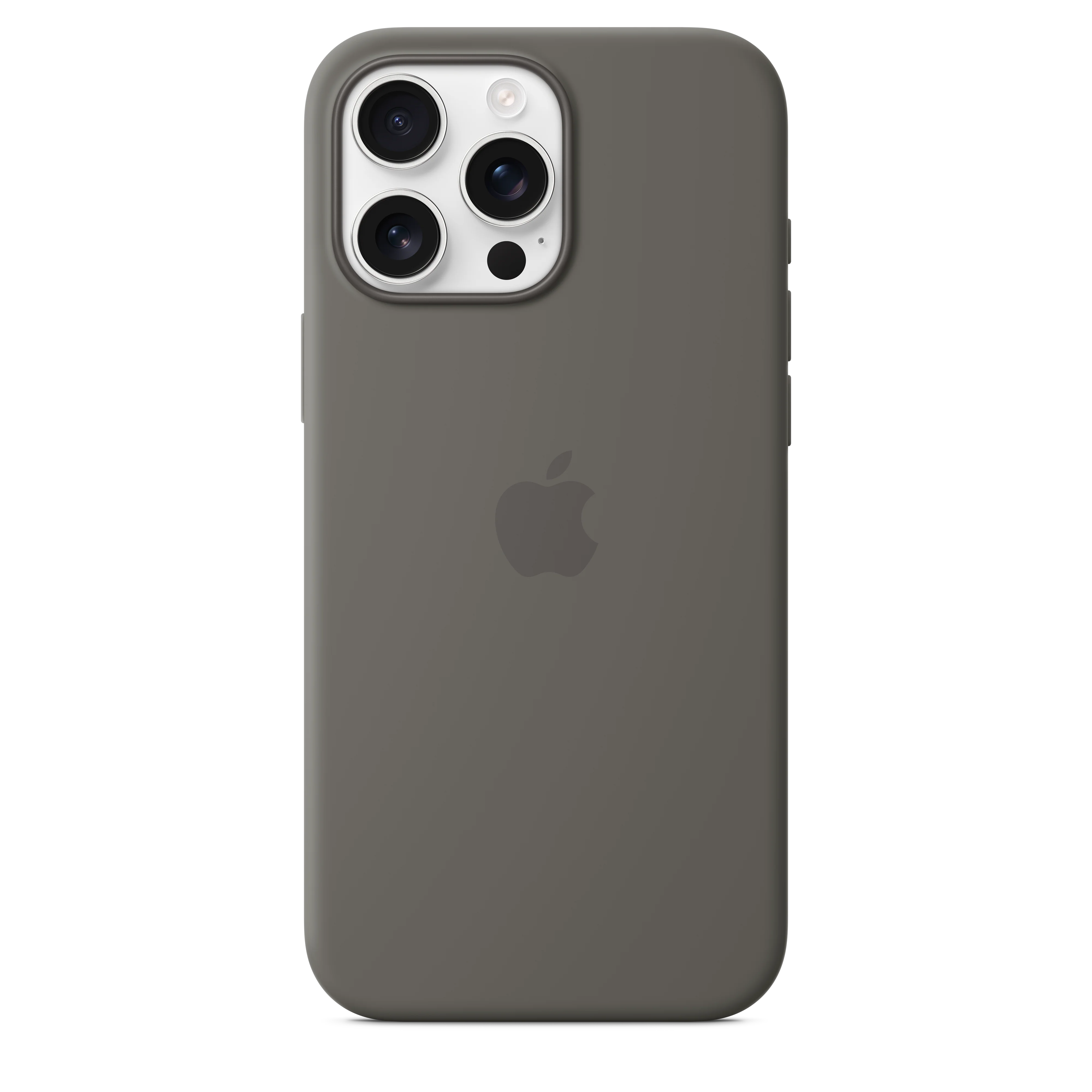 Funda de silicona con MagSafe para el iPhone 16 Pro Max - Gris piedra - Image 3