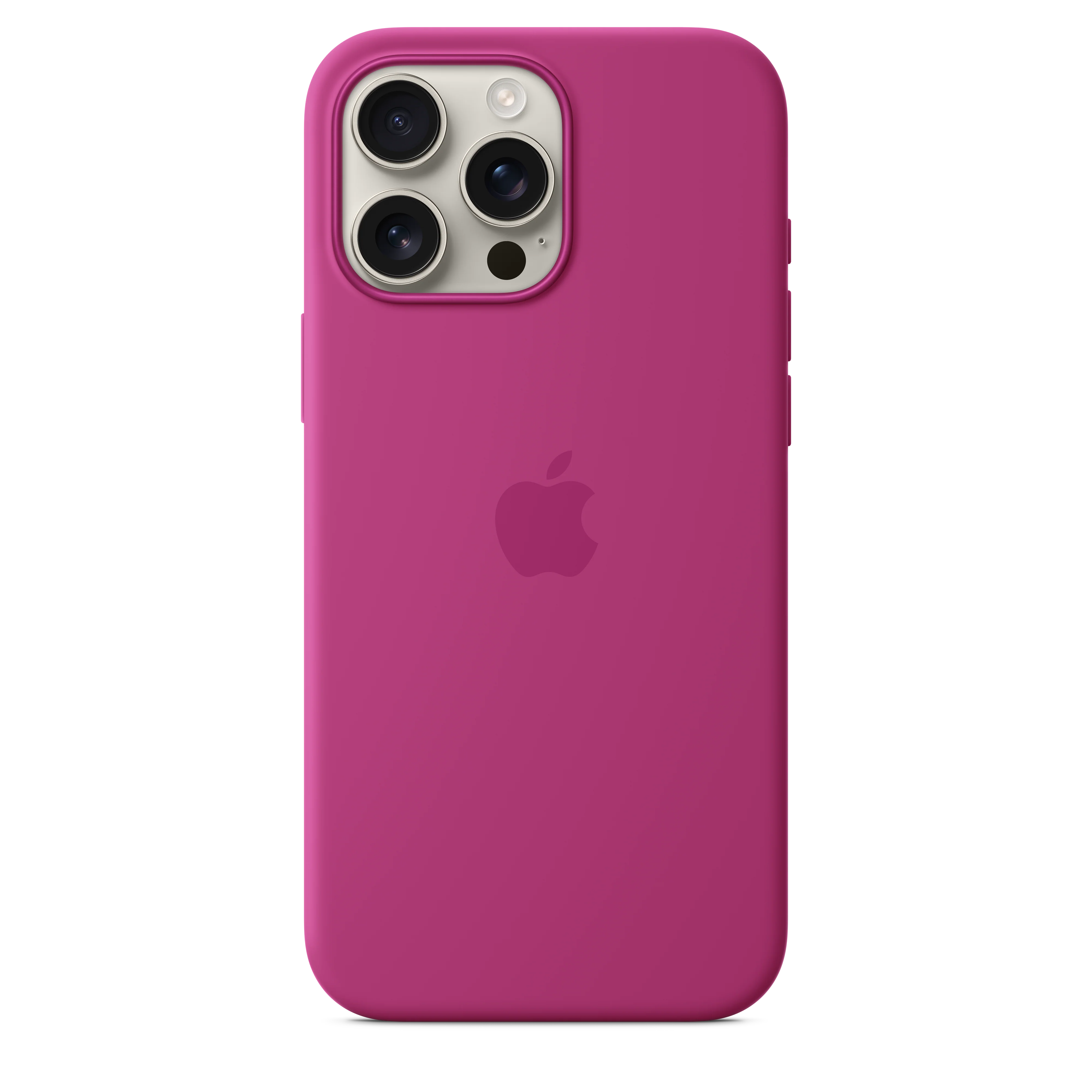 Funda de silicona con MagSafe para el iPhone 16 Pro Max - Fucsia - Image 2