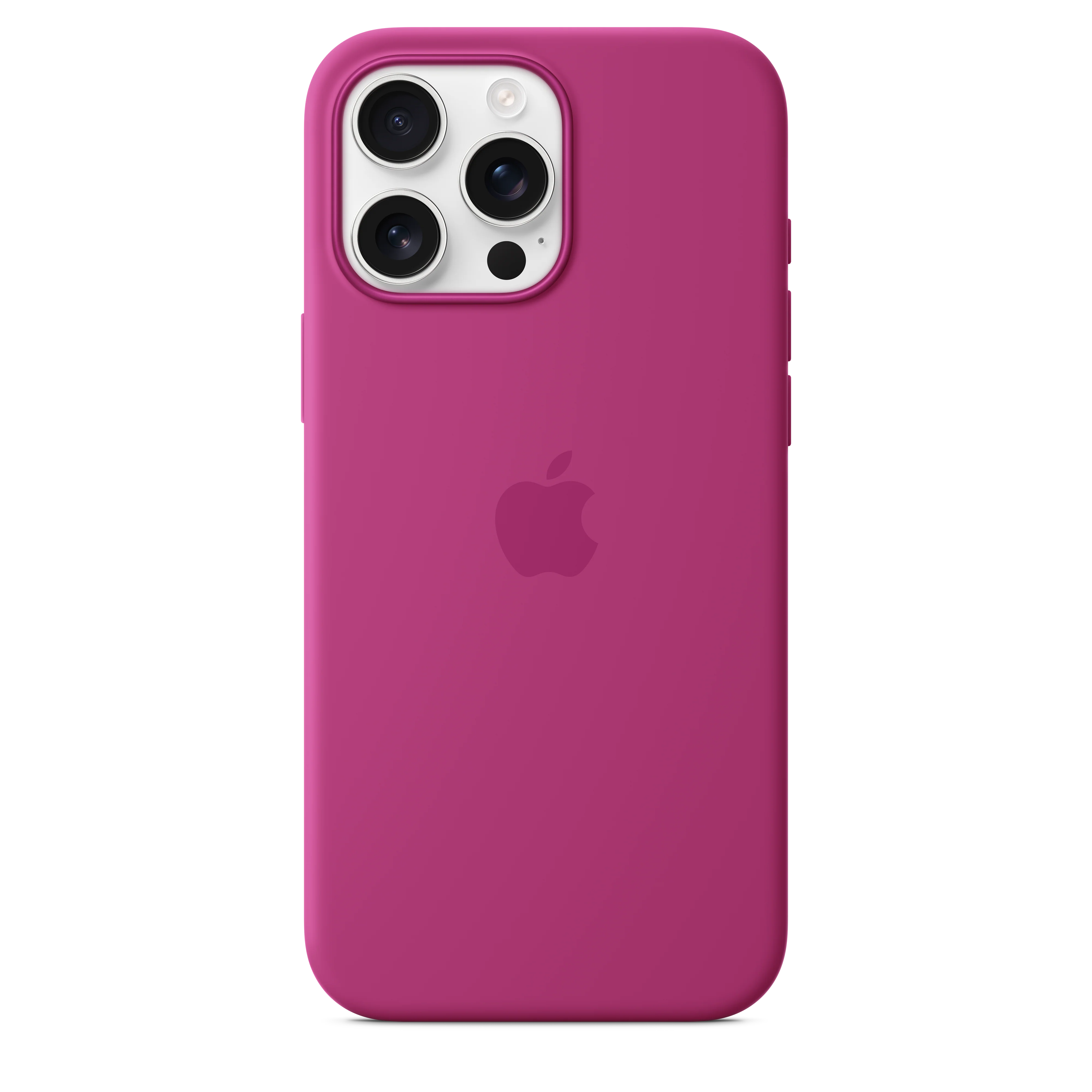Funda de silicona con MagSafe para el iPhone 16 Pro Max - Fucsia - Image 3