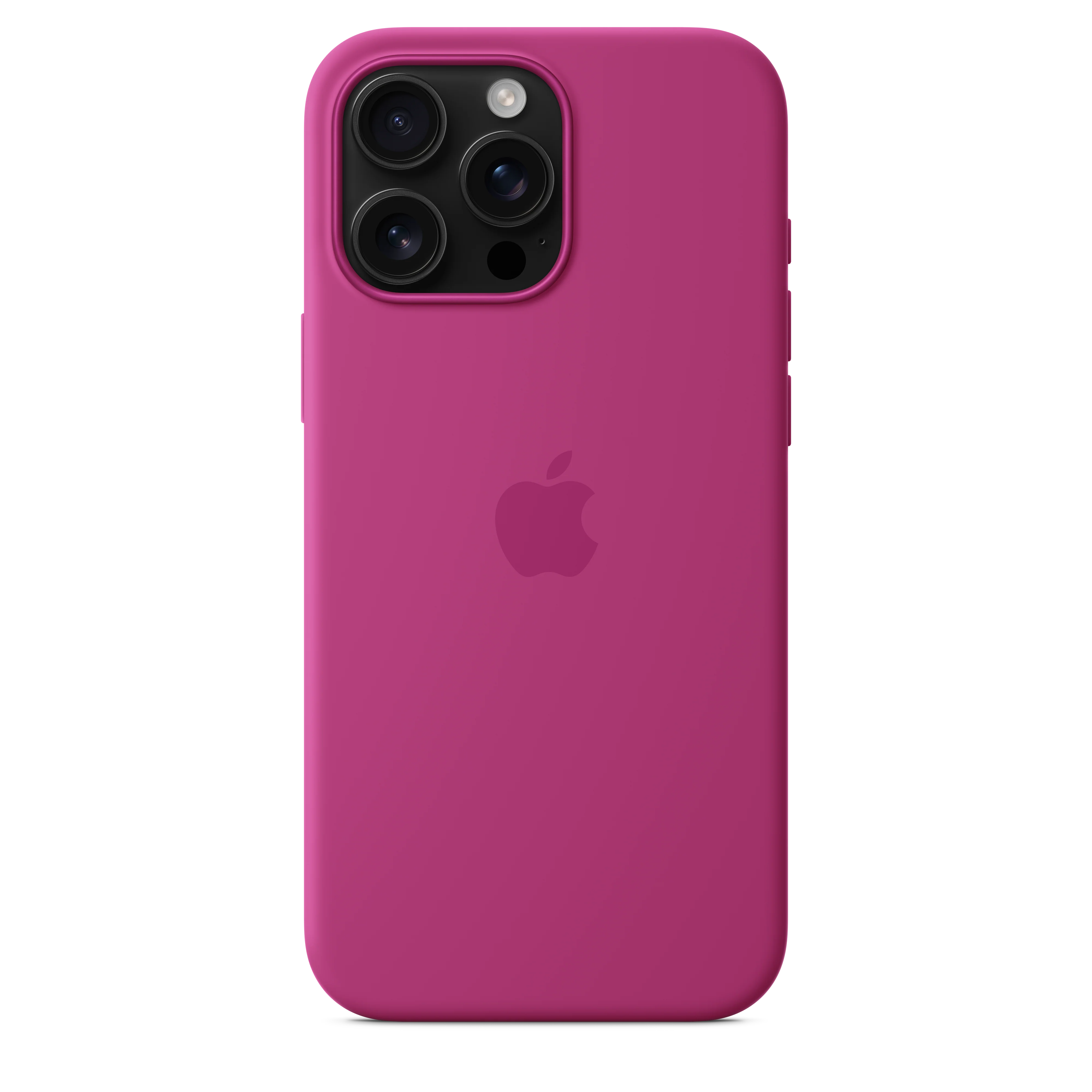 Funda de silicona con MagSafe para el iPhone 16 Pro Max - Fucsia - Image 4