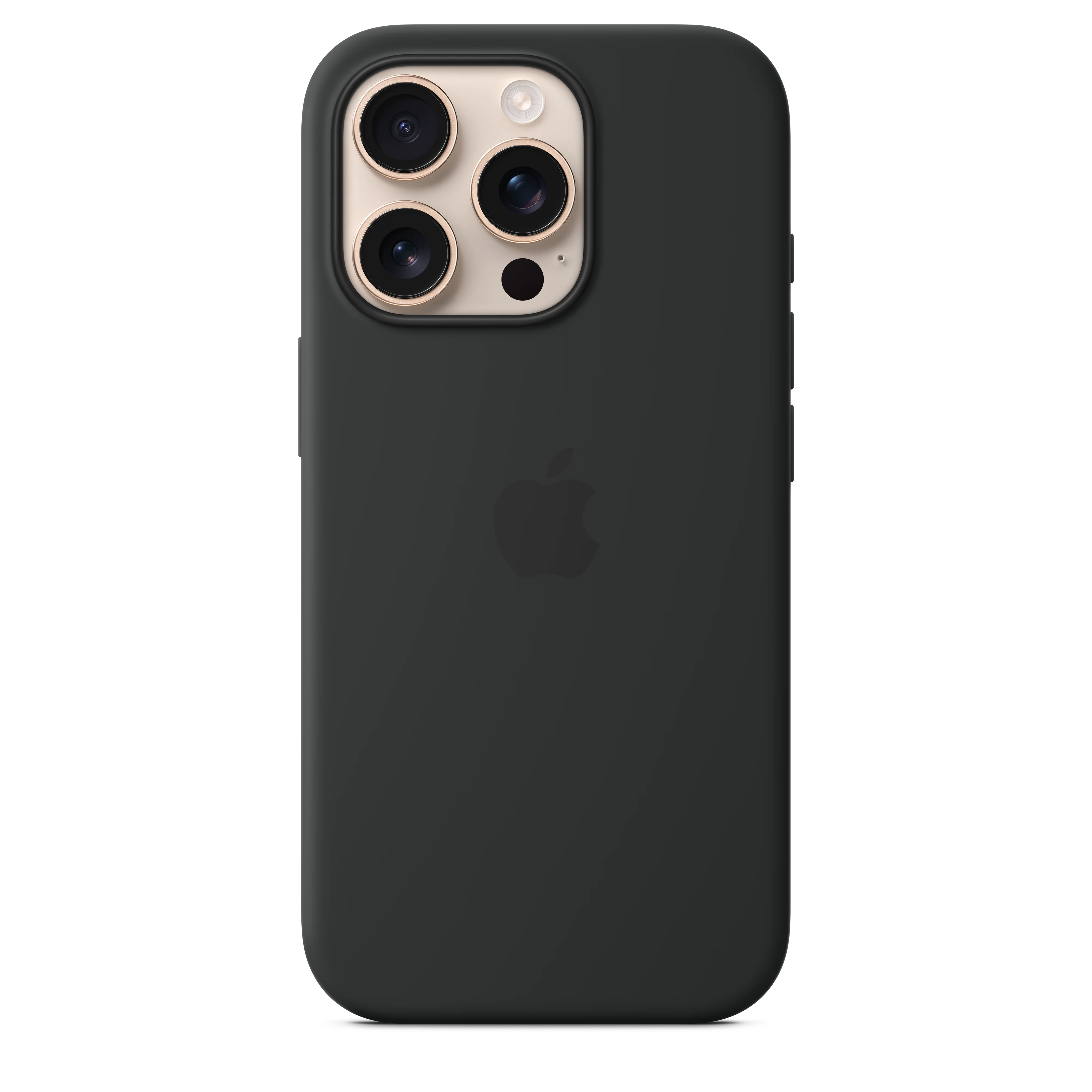 Funda de silicona con MagSafe para el iPhone 16 Pro - Negro