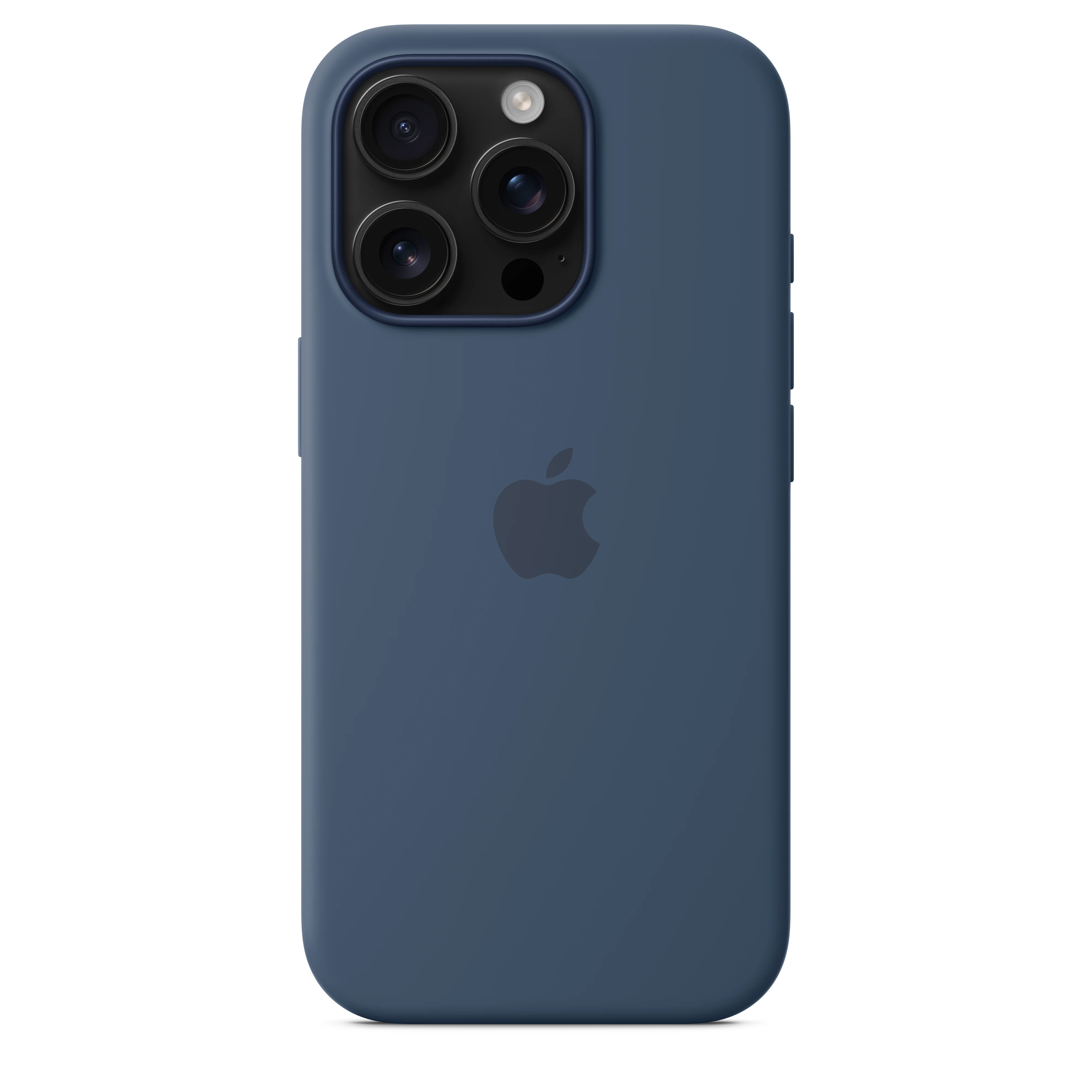 Funda de silicona con MagSafe para el iPhone 16 Pro - Azul denim - Image 4