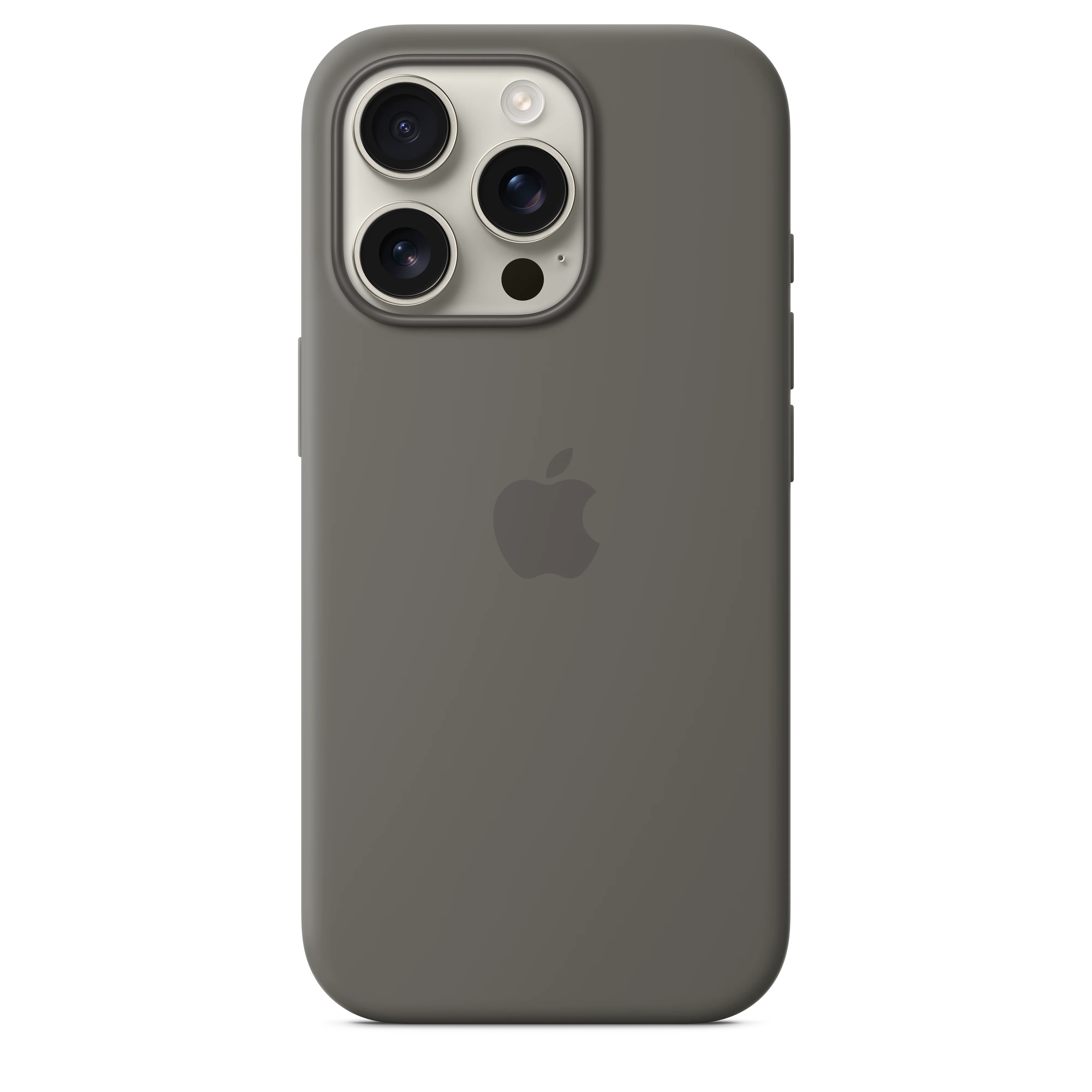 Funda de silicona con MagSafe para el iPhone 16 Pro - Gris piedra - Image 2
