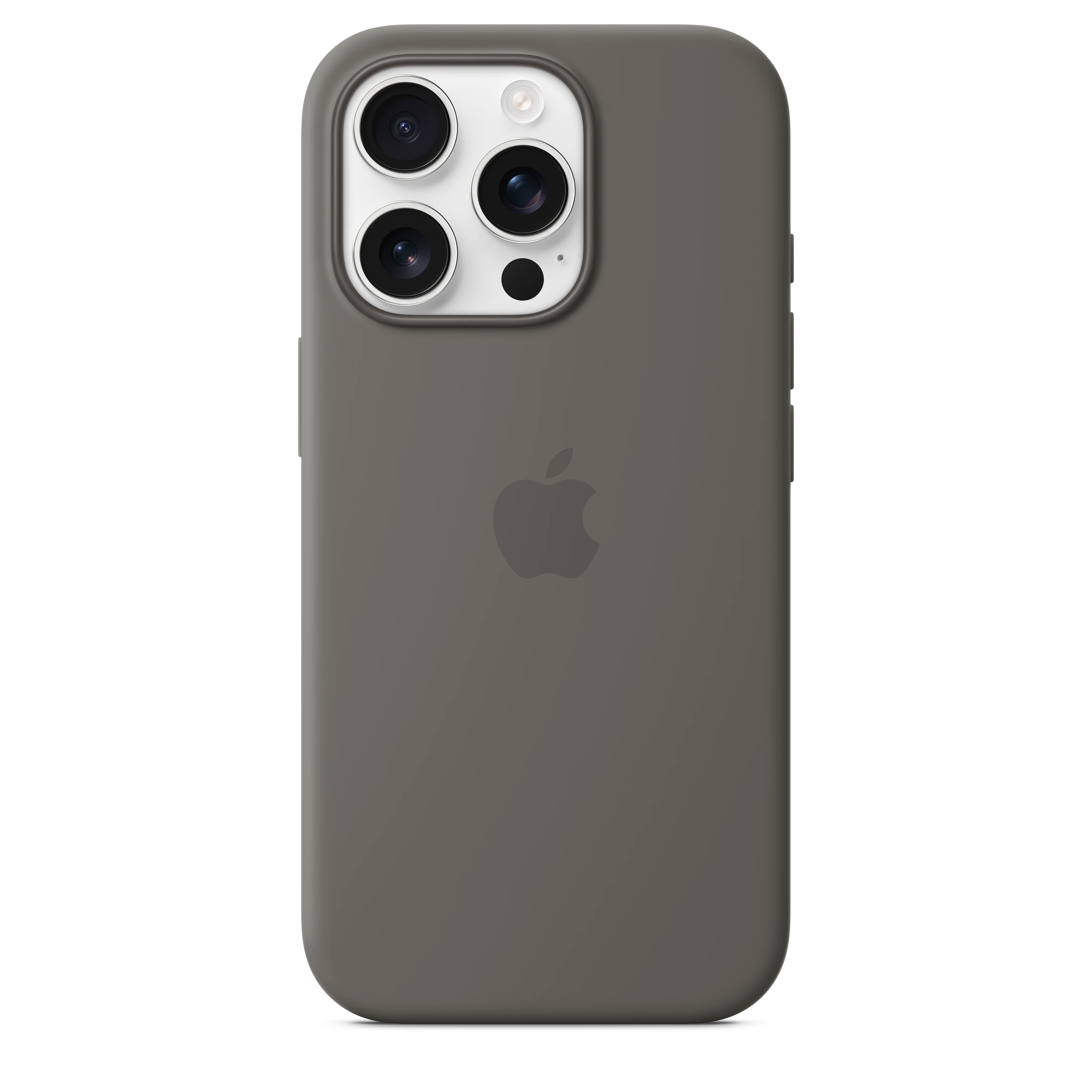 Funda de silicona con MagSafe para el iPhone 16 Pro - Gris piedra - Image 3