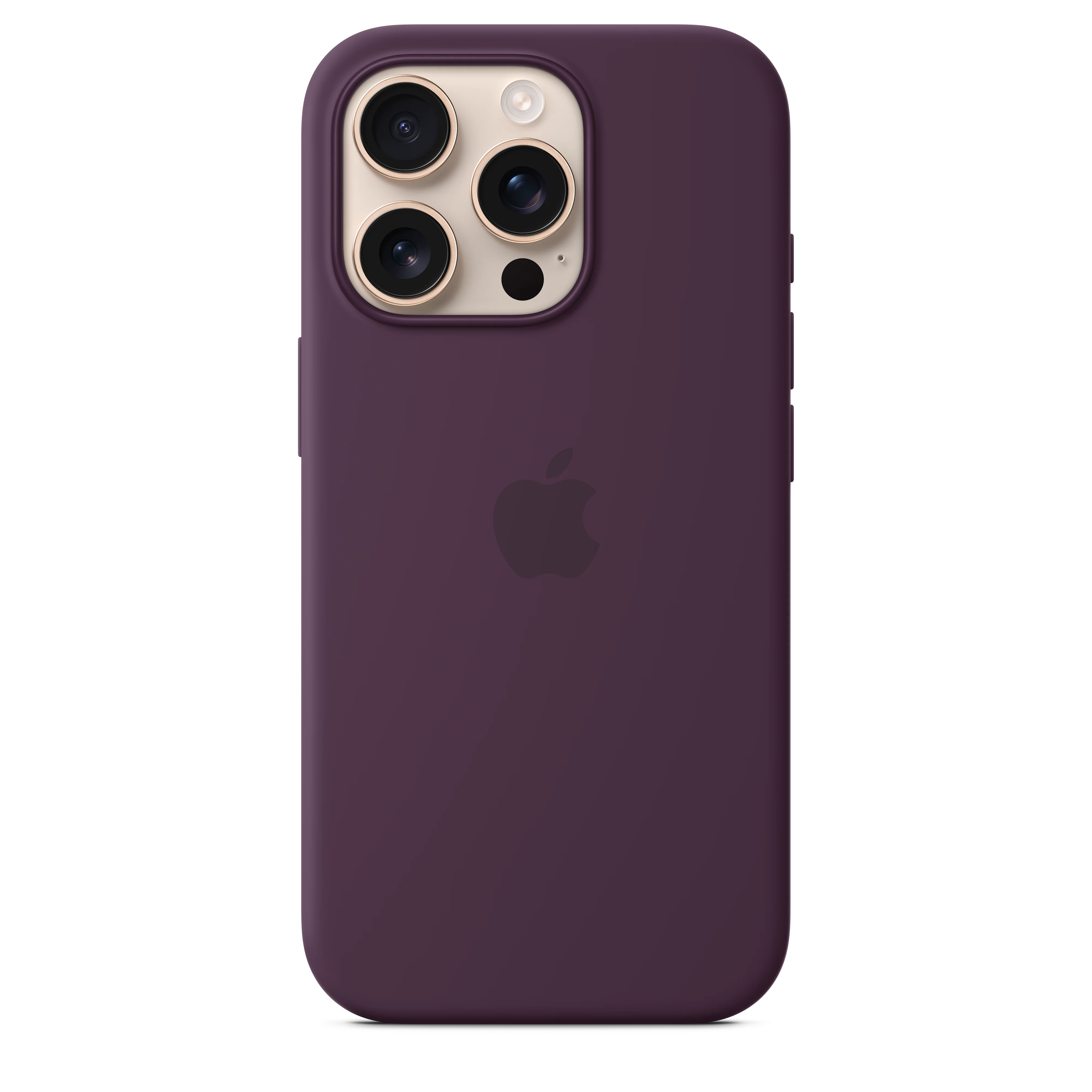 Funda de silicona con MagSafe para el iPhone 16 Pro - Ciruela