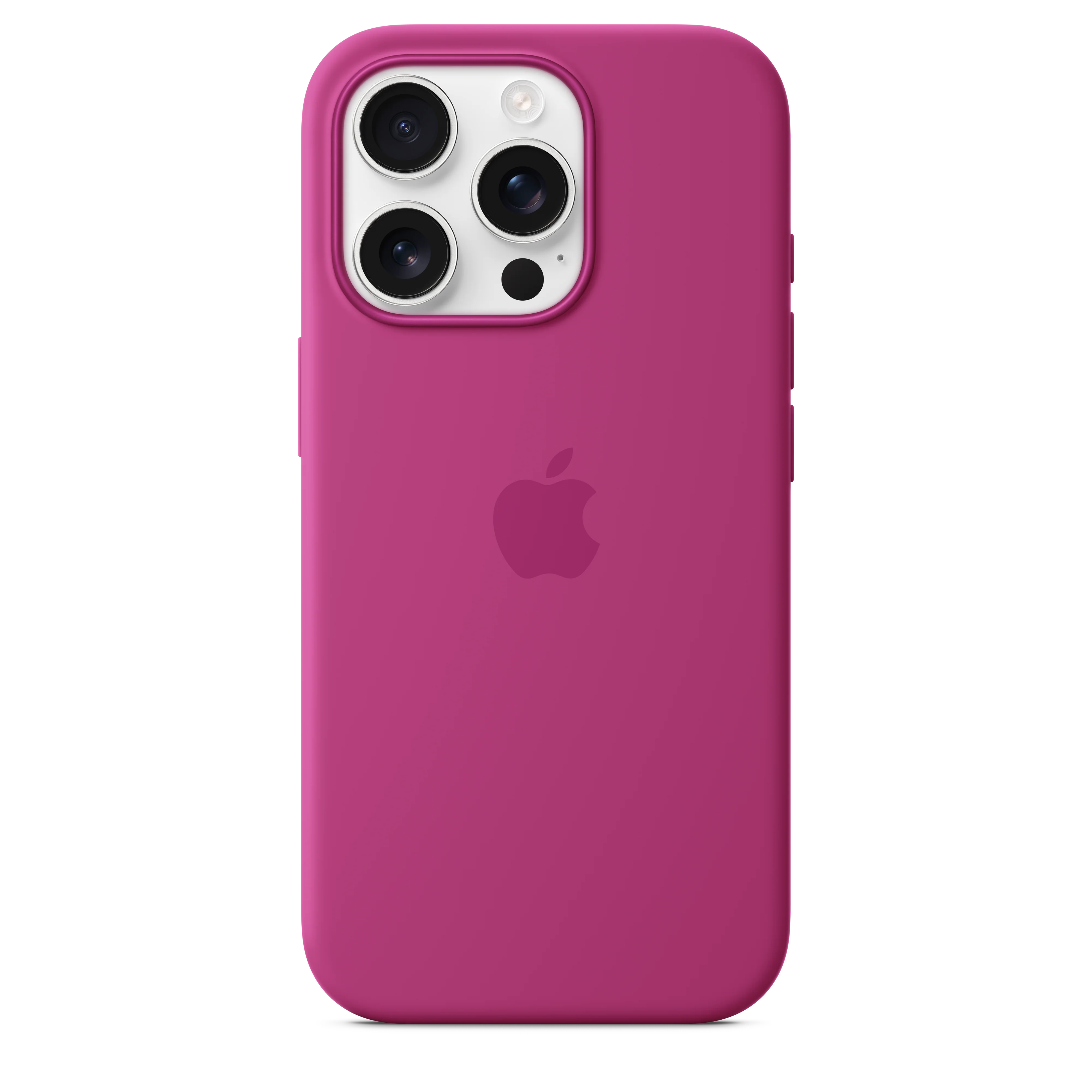 Funda de silicona con MagSafe para el iPhone 16 Pro - Fucsia - Image 3