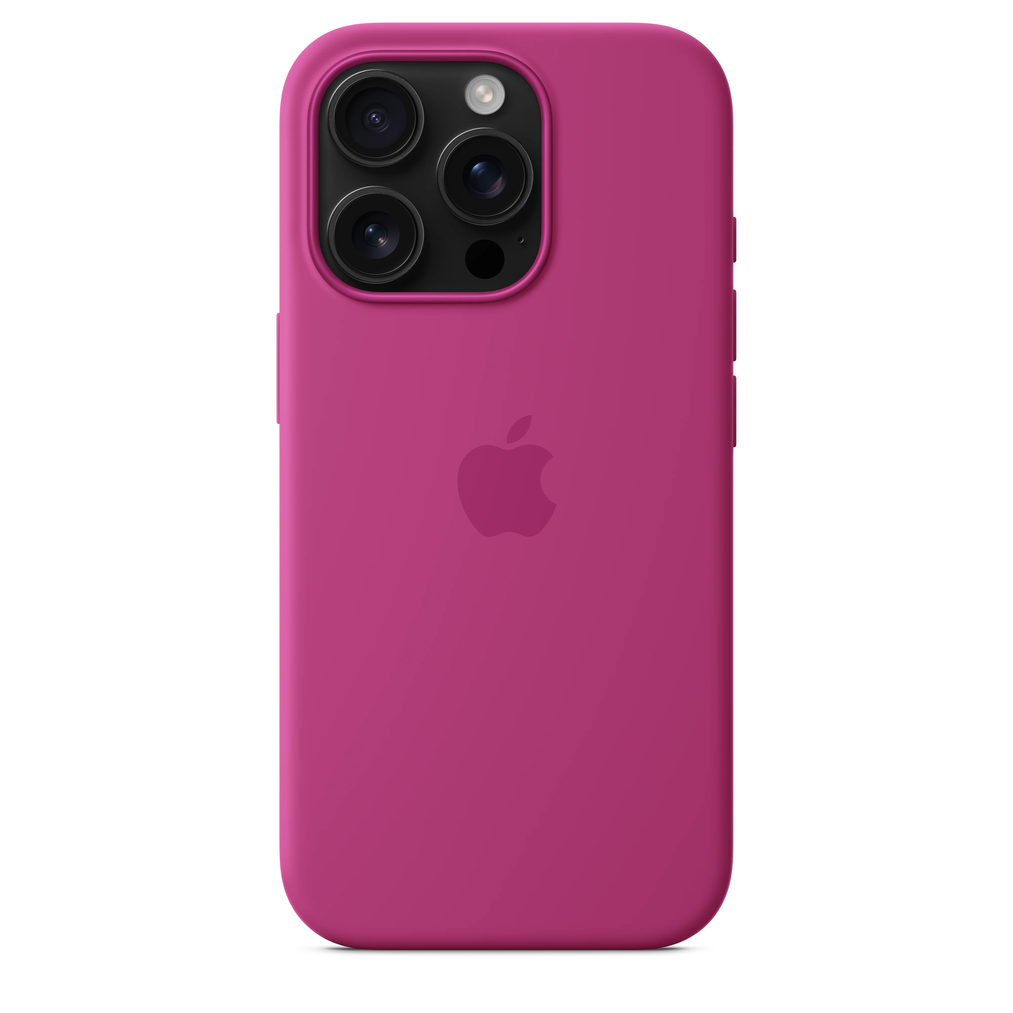 Funda de silicona con MagSafe para el iPhone 16 Pro - Fucsia - Image 4