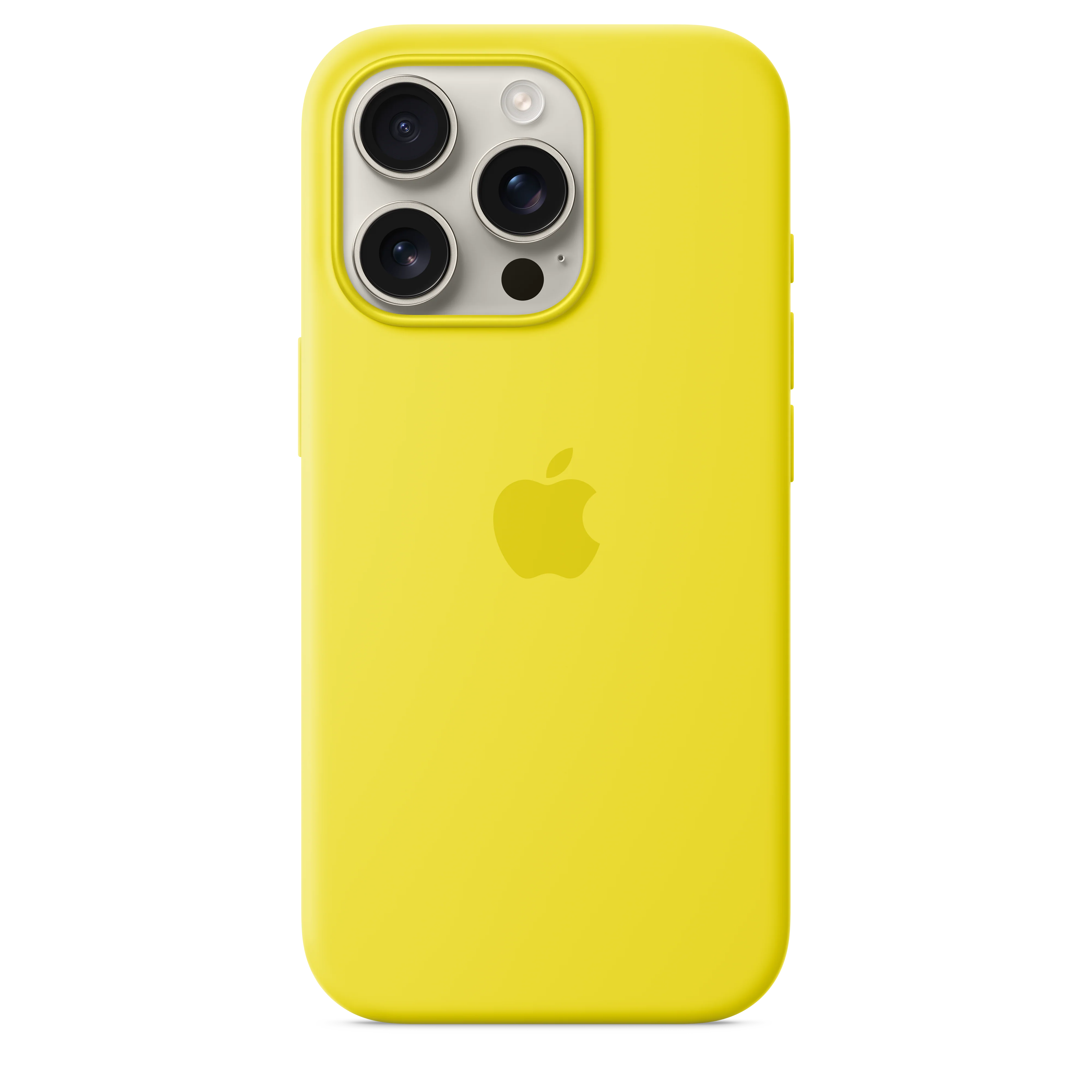 Funda de silicona con MagSafe para el iPhone 16 Pro - Amarillo carambola - Image 2