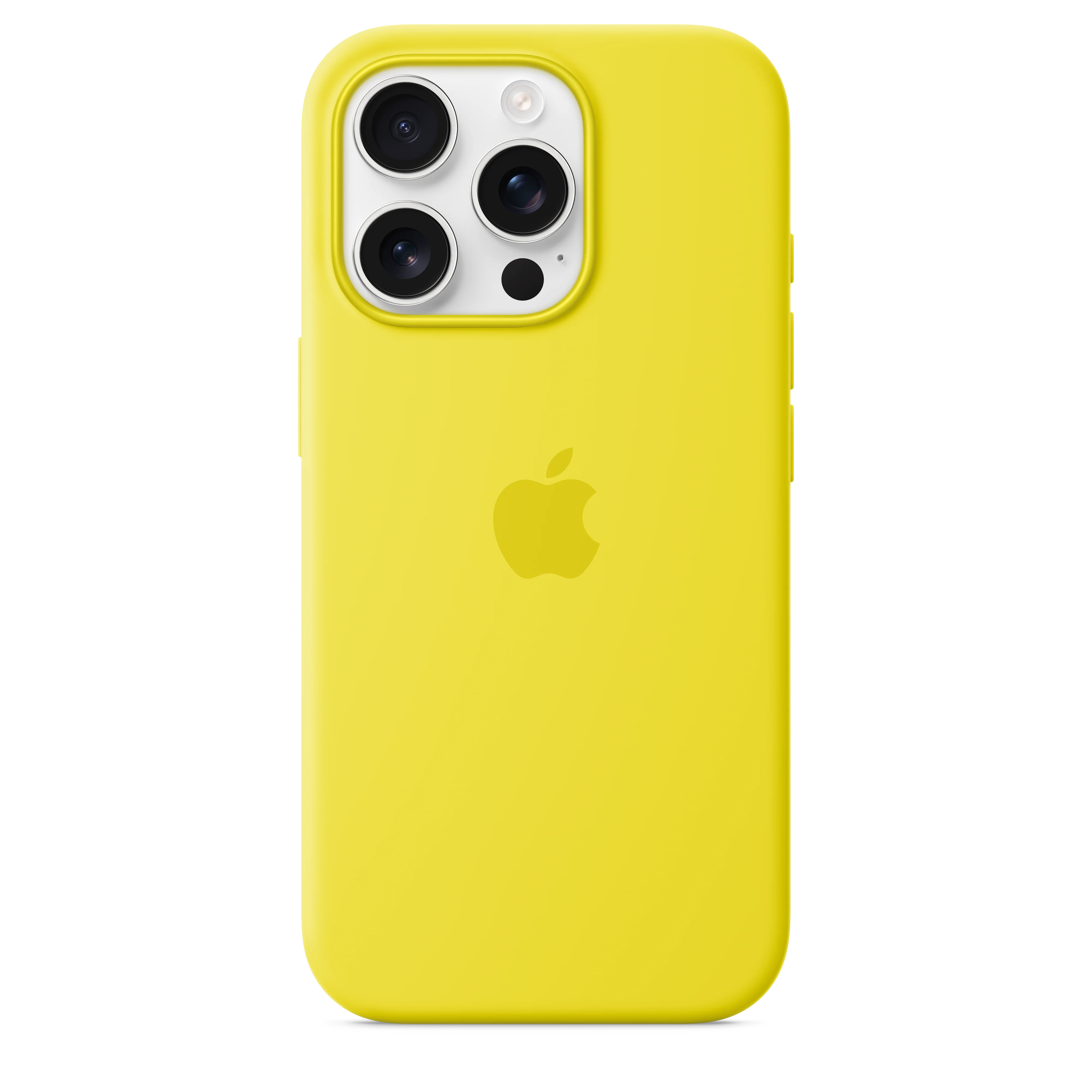 Funda de silicona con MagSafe para el iPhone 16 Pro - Amarillo carambola - Image 3