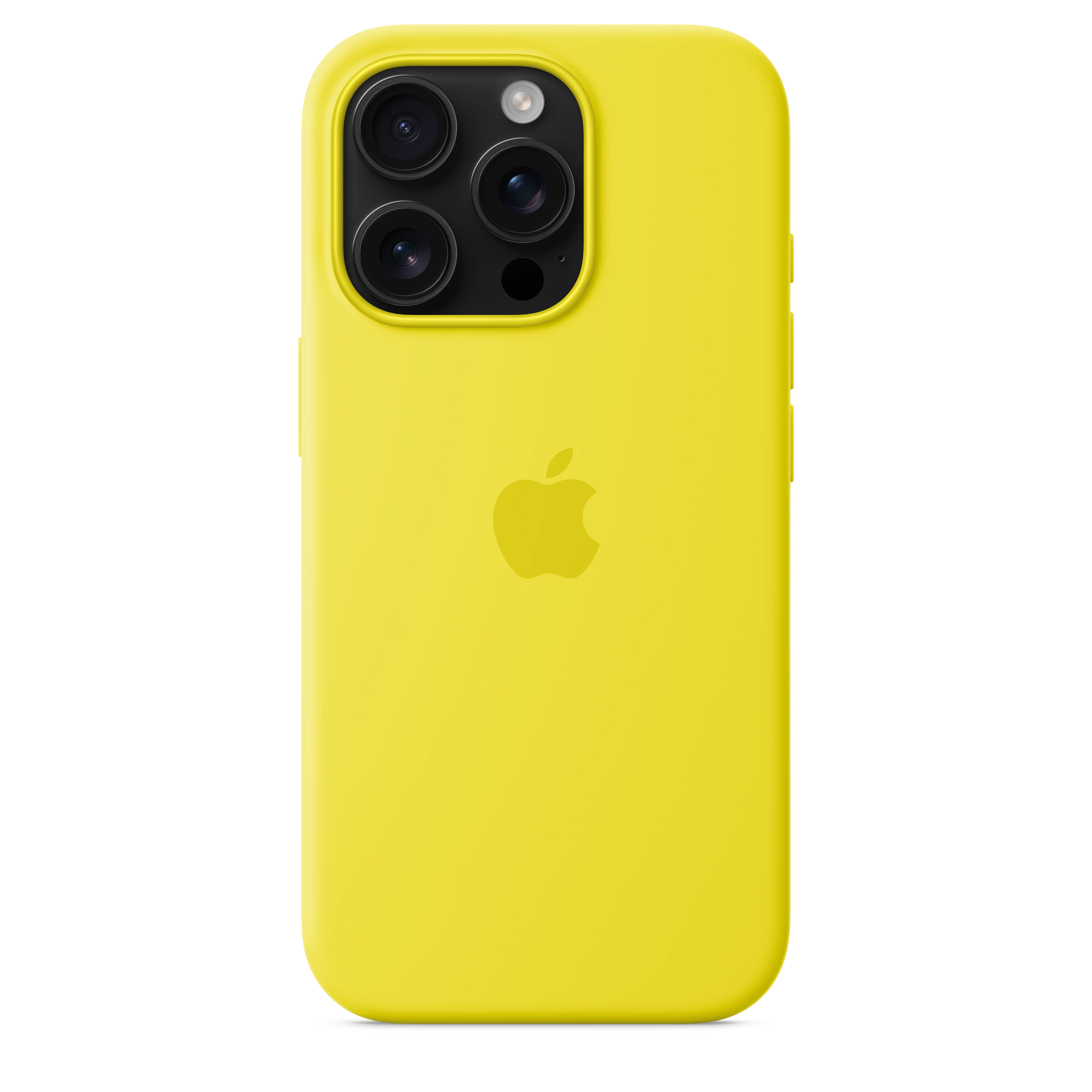 Funda de silicona con MagSafe para el iPhone 16 Pro - Amarillo carambola - Image 4