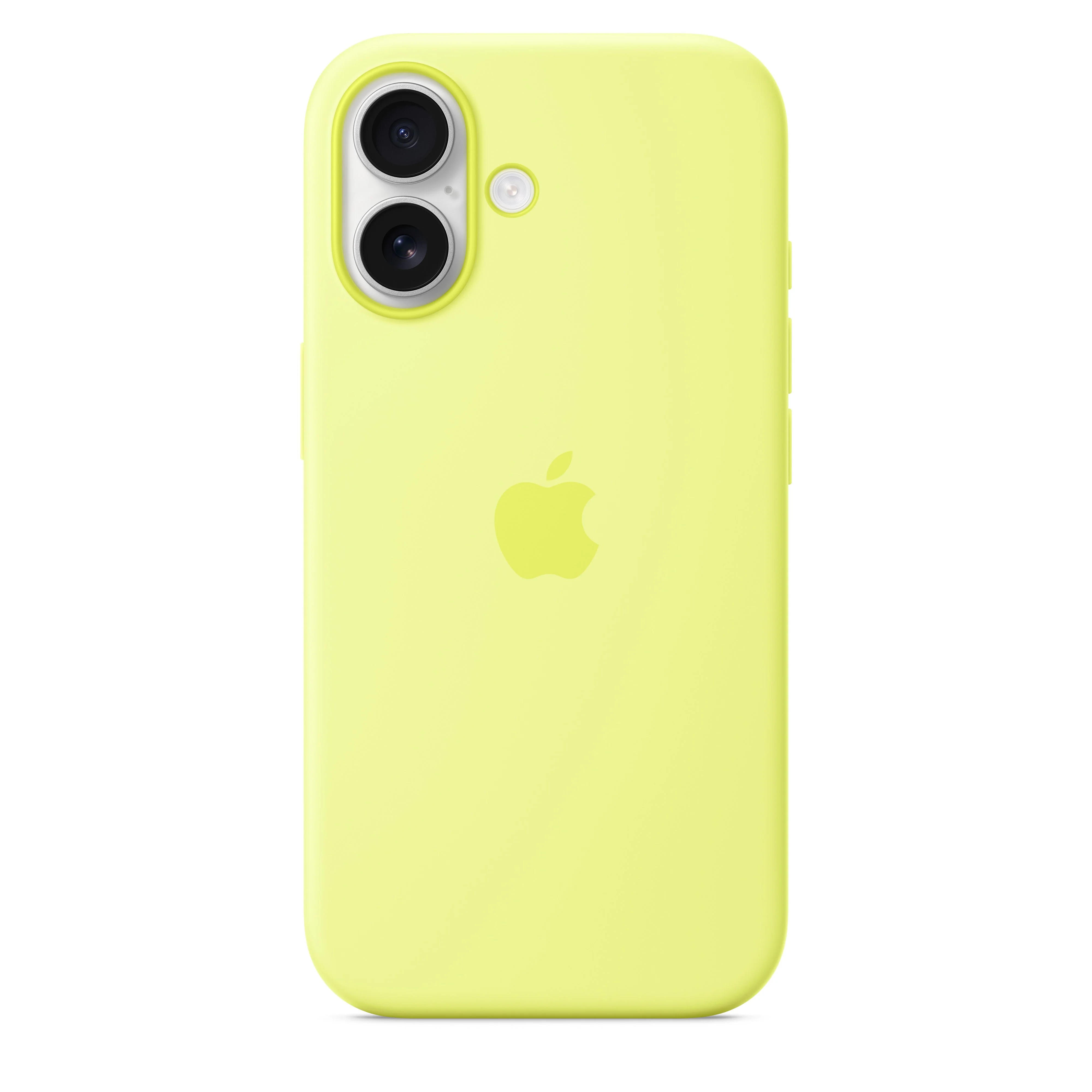 Funda de silicona con MagSafe para el iPhone 17 - Amarillo neón - Image 4