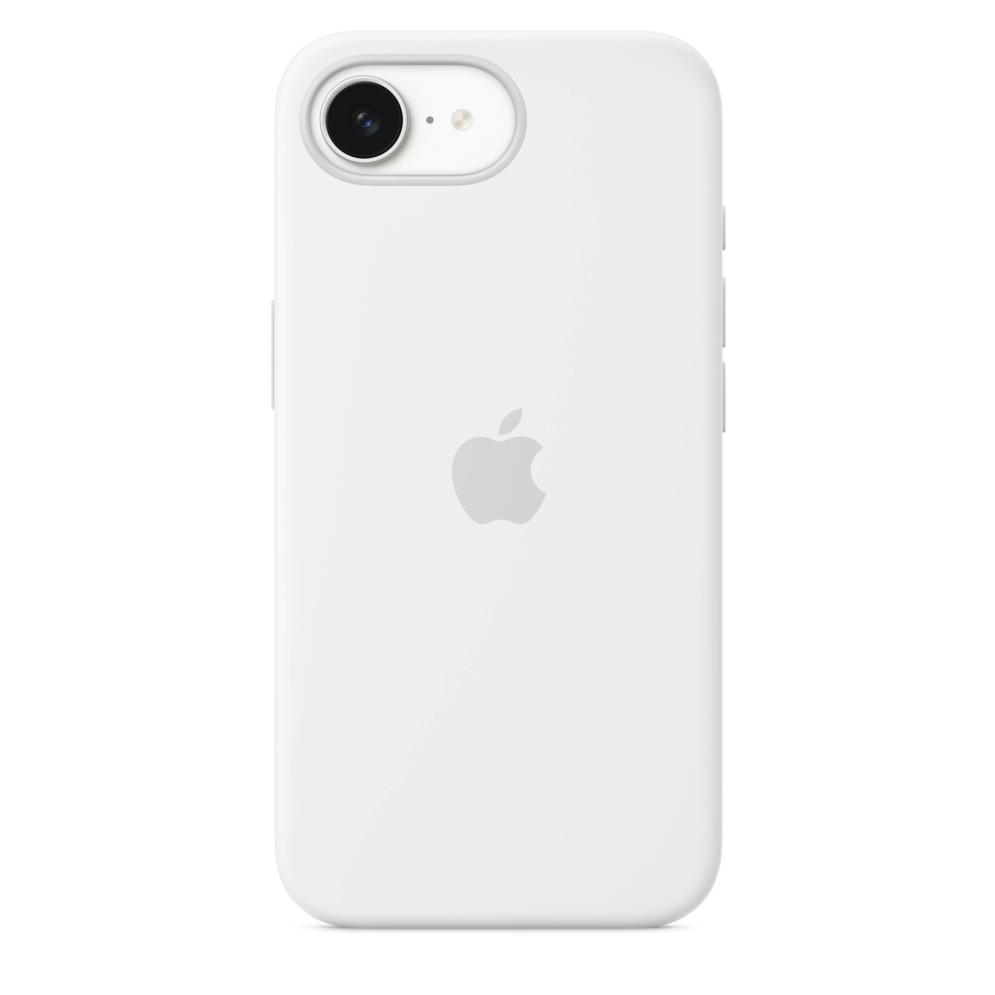 Funda de silicona para el iPhone 16e - Blanco