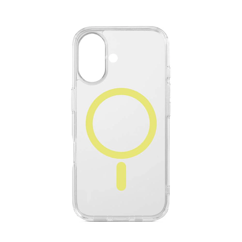 Funda Frozen MagSafe para iPhone 16 lima/transparente | Rossellimac
